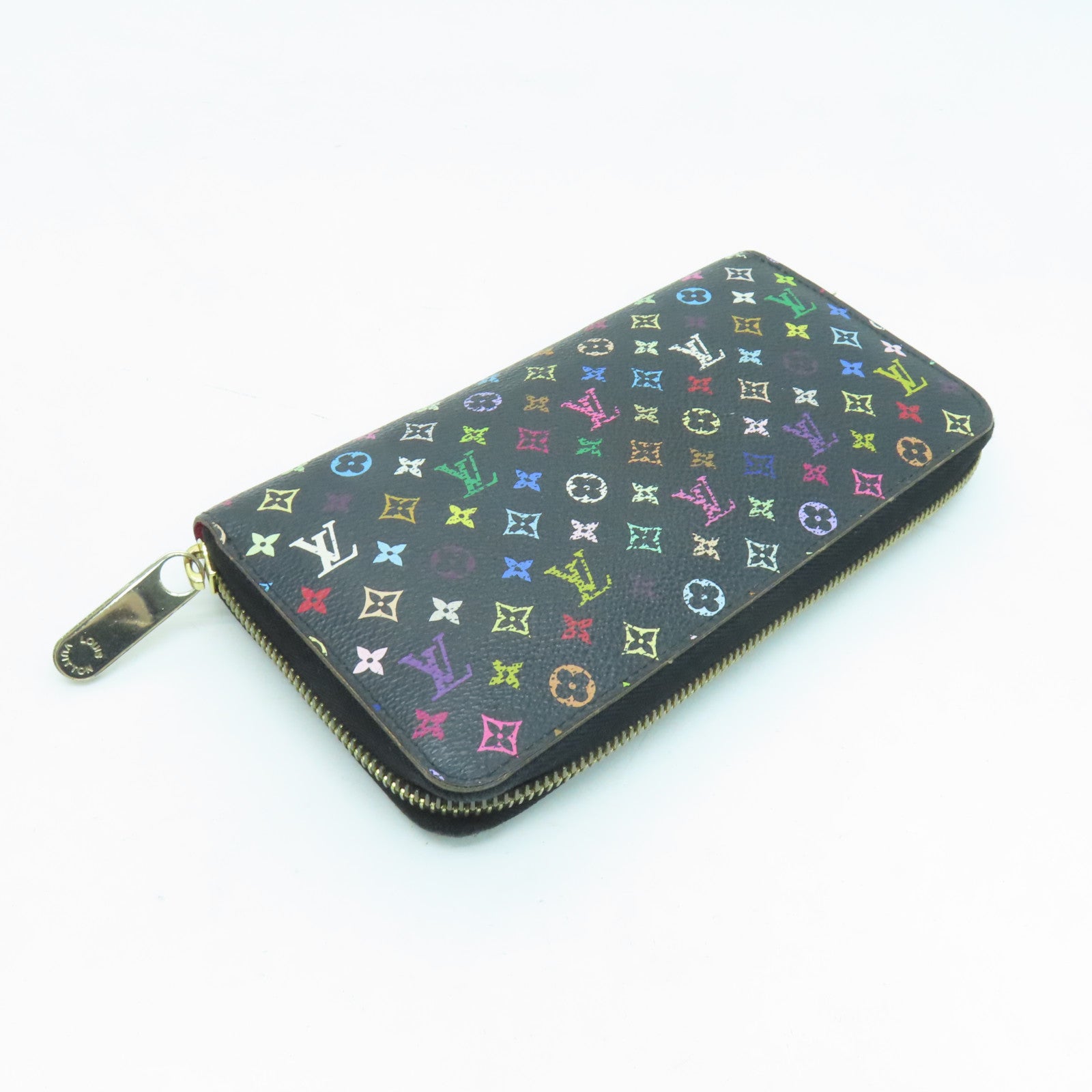 LOUIS VUITTON Monogram Multi Zippy Long Wallet长钱包金扣黑色