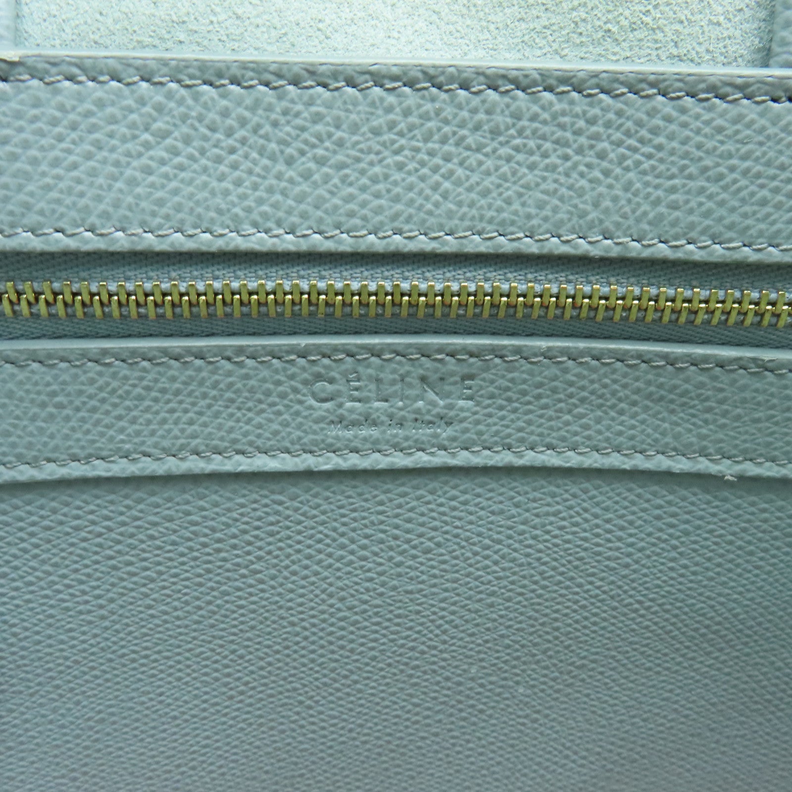 CELINE 【激減優惠】牛皮皮革Small Cabas金扣手挽肩背兩用袋綠色/橙色