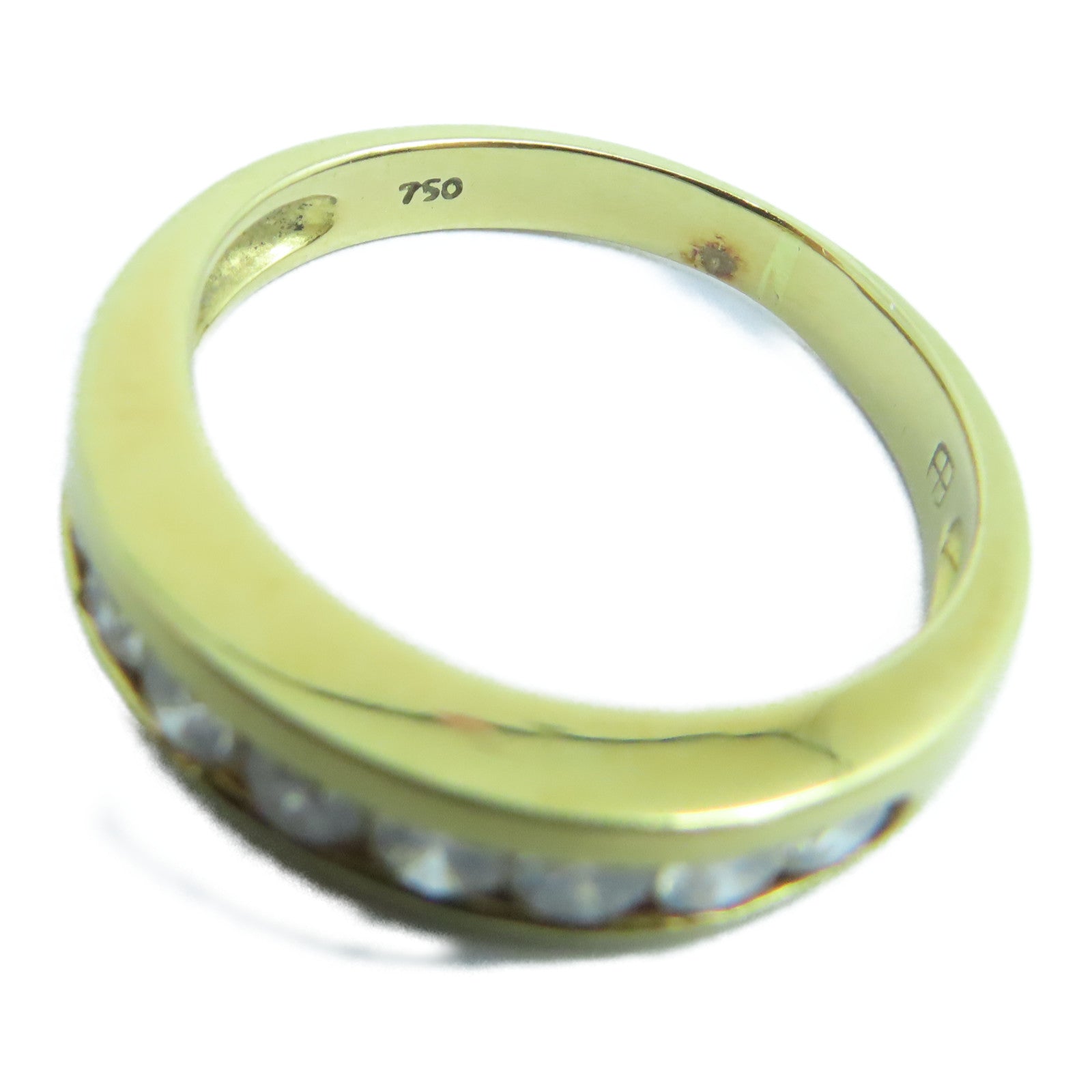 JEWELRY 18K黃金Diamond Ring鑽石戒指US#7金色