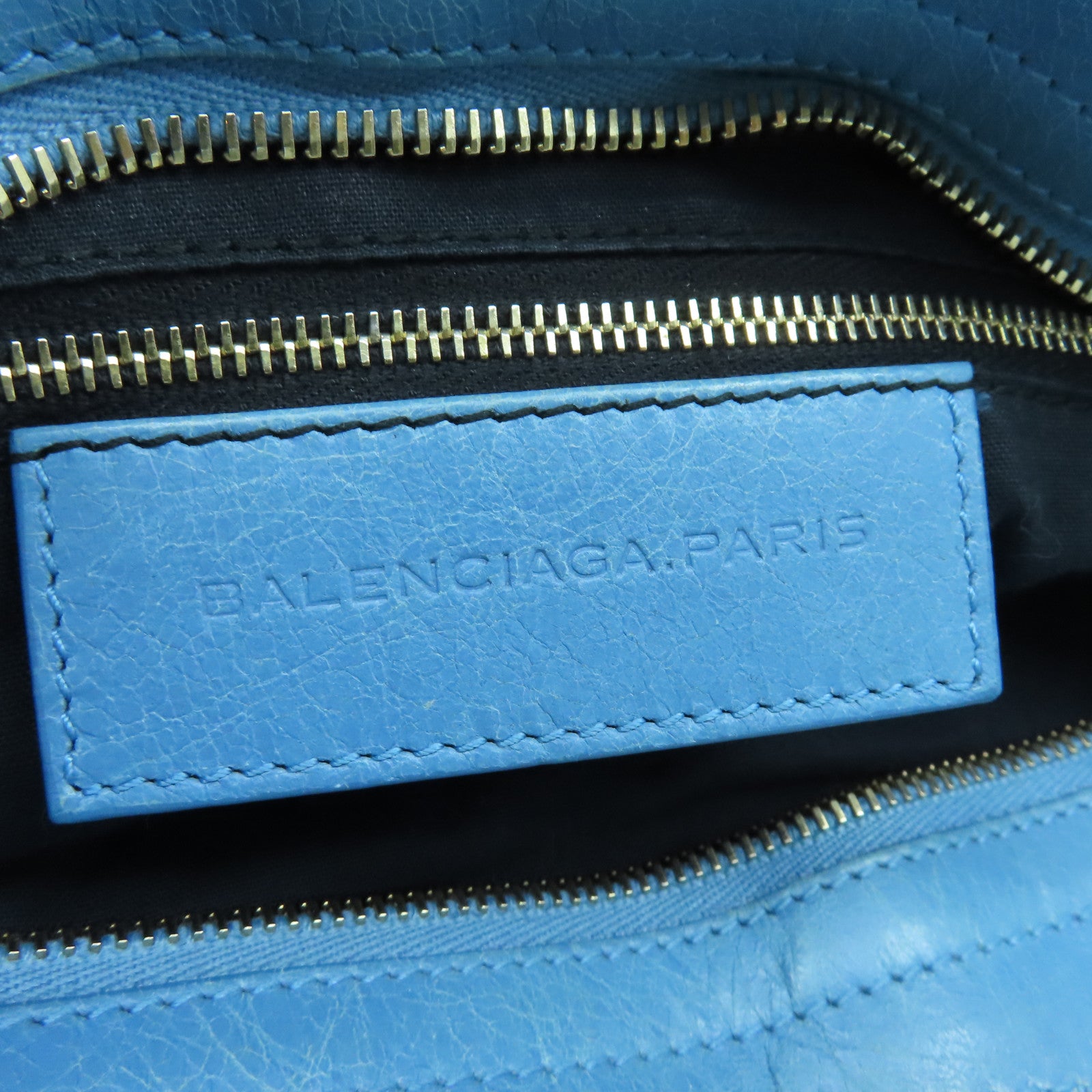 BALENCIAGA 羊皮皮革City金扣手挽肩背兩用袋