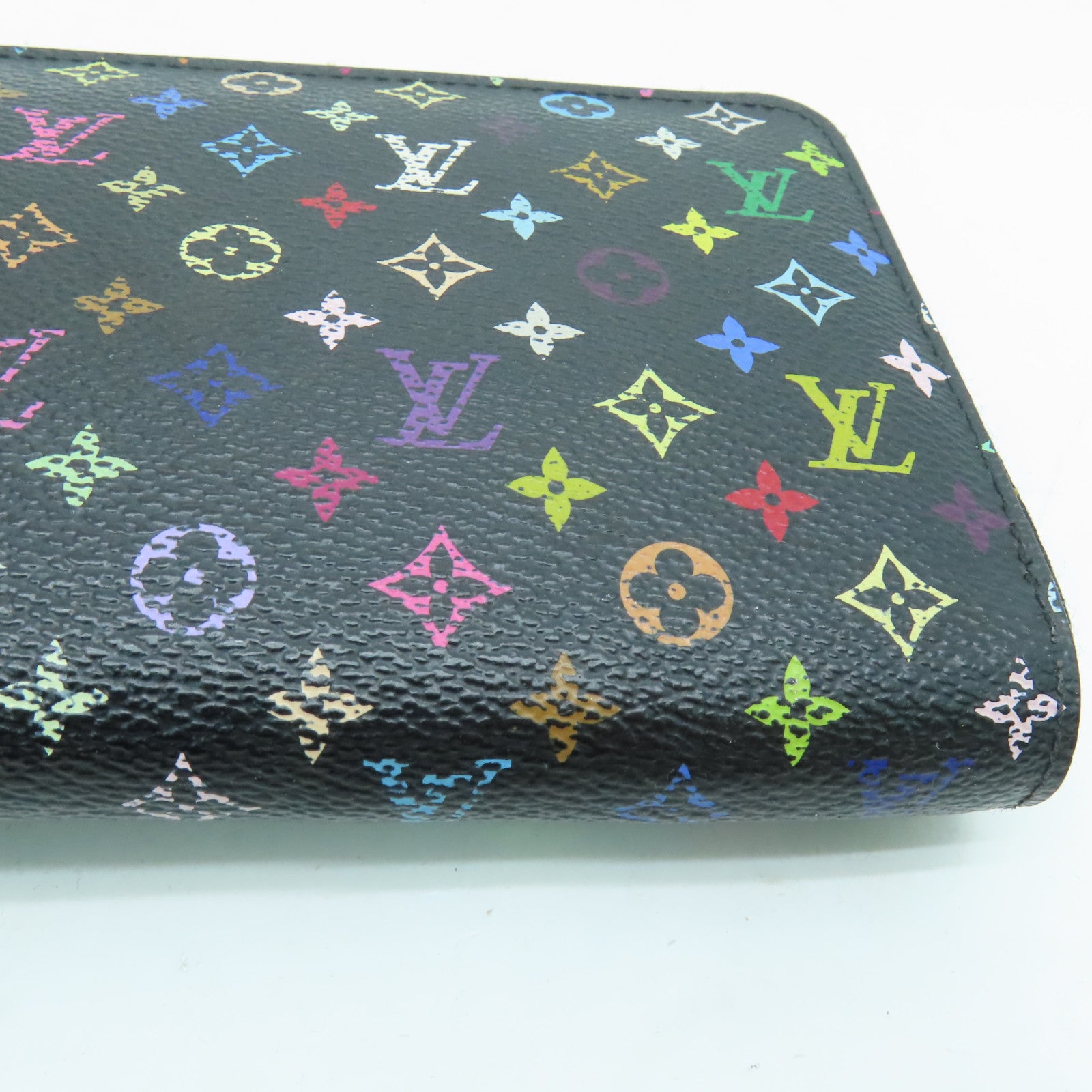 LOUIS VUITTON Monogram Multi Zippy Long Wallet长钱包金扣黑色