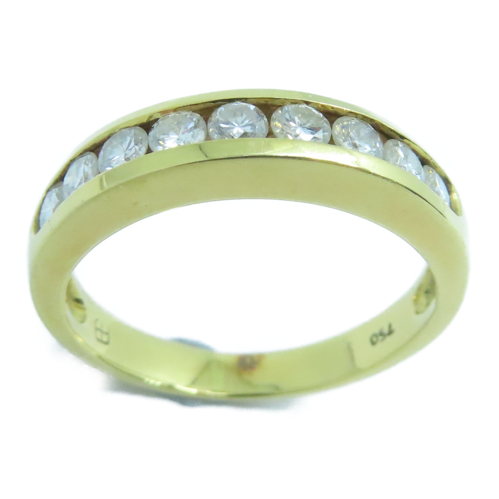 JEWELRY 18K黃金Diamond Ring鑽石戒指US#7金色