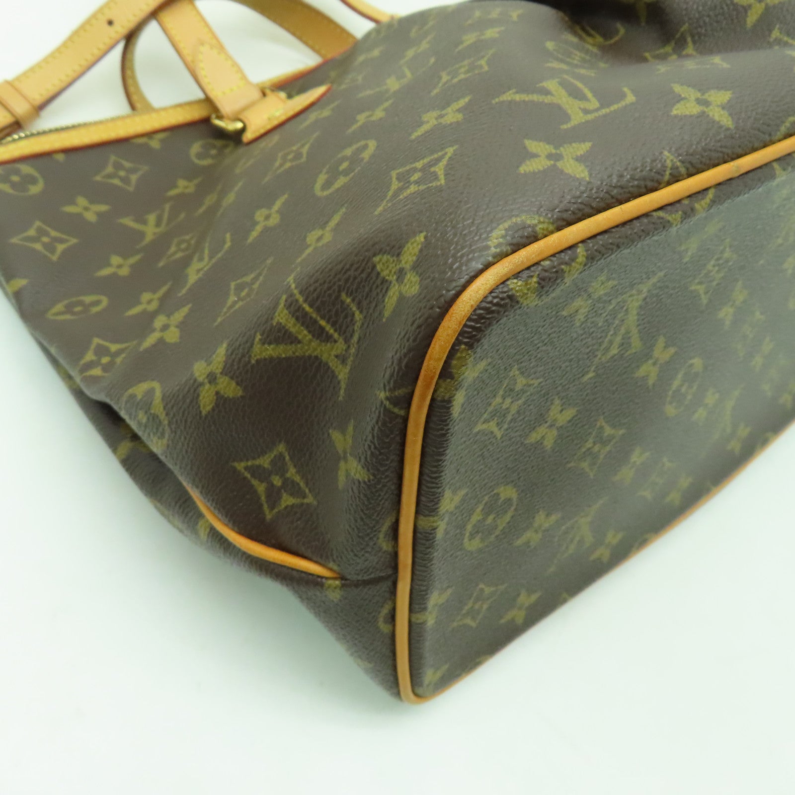 LOUIS VUITTON Monogram Palermo PM金扣手挽肩背兩用袋啡色