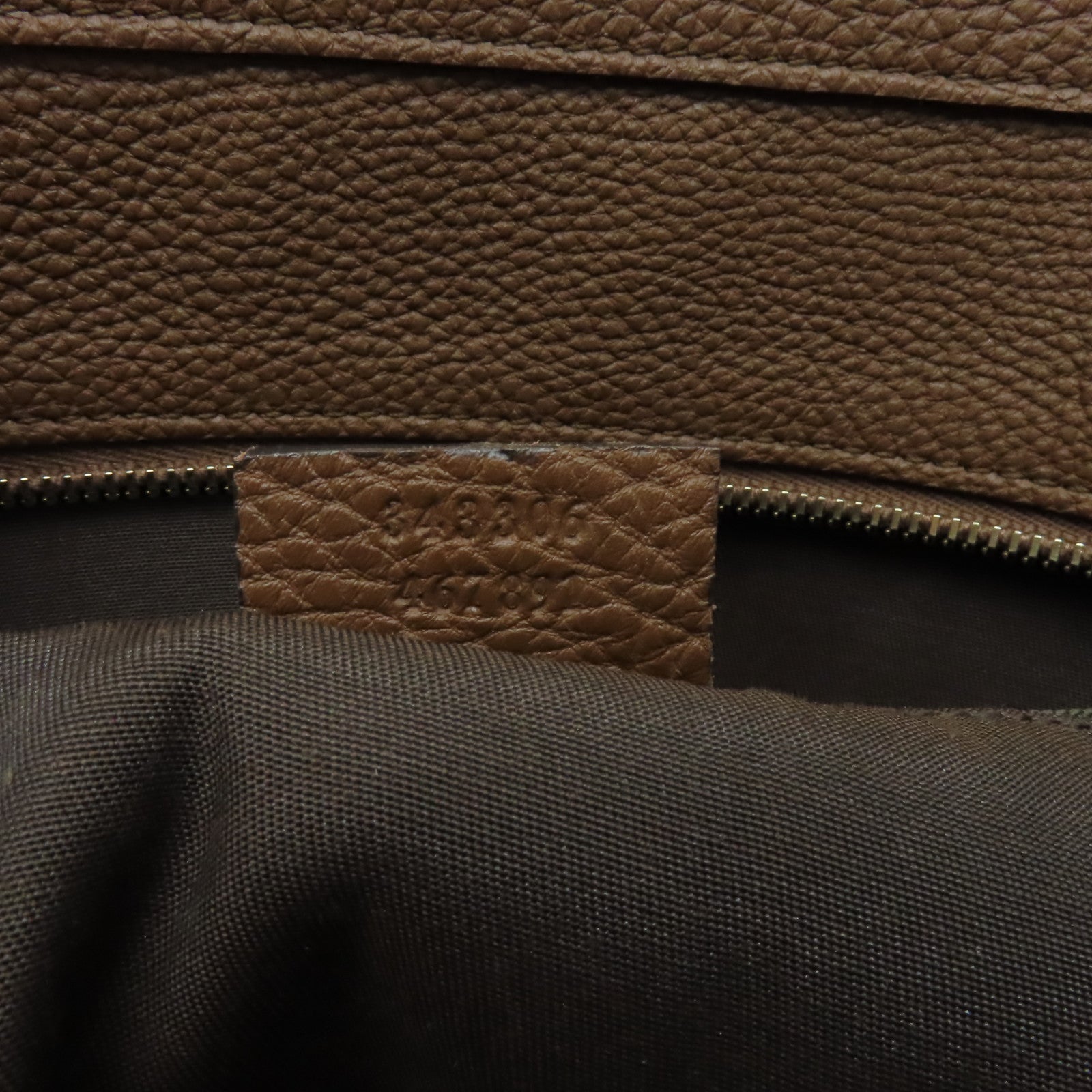 GUCCI 牛皮皮革Shoulder Bag金扣肩背袋啡色