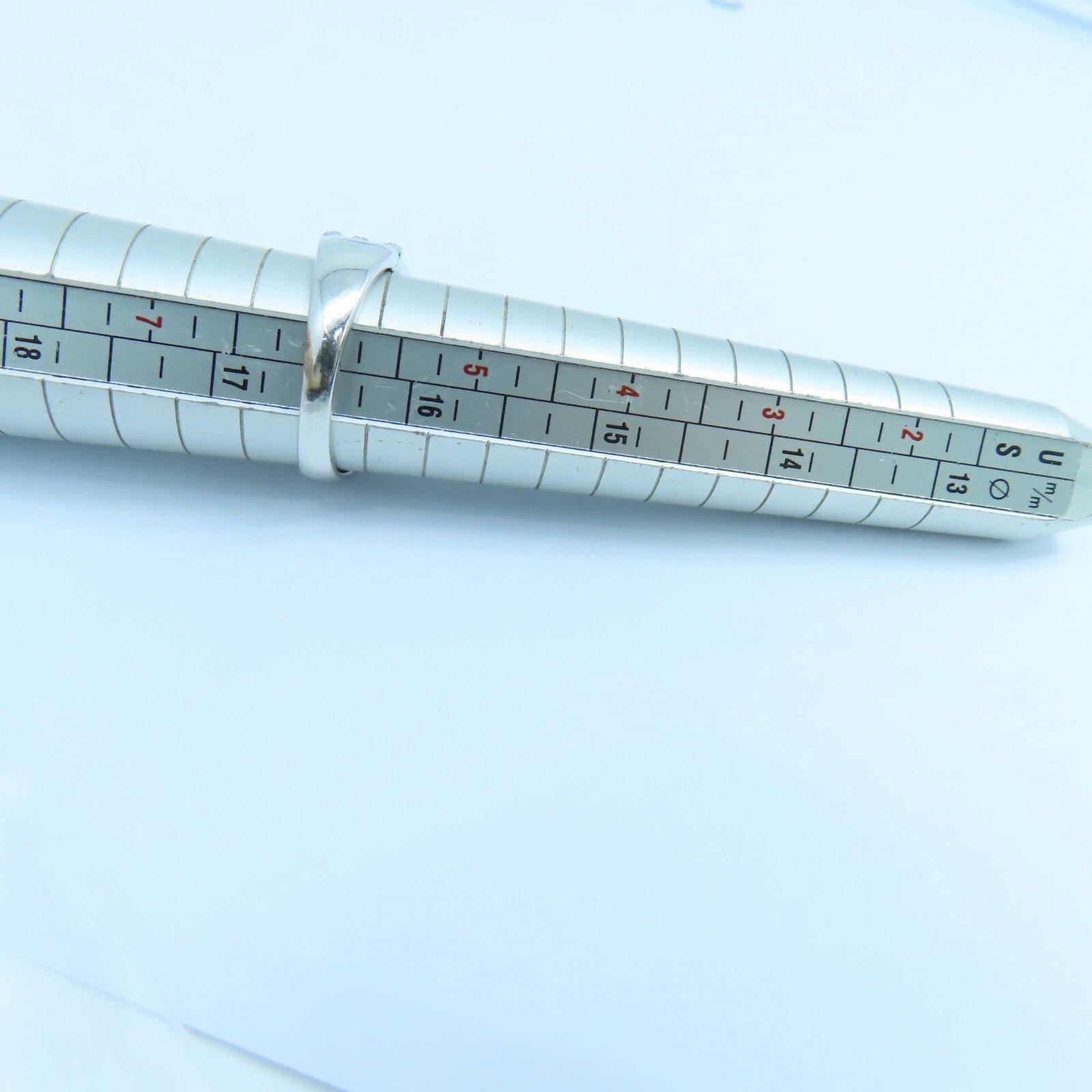 JEWELRY 【激減優惠】18K白金Diamond Ring鑽石戒指US#6銀色