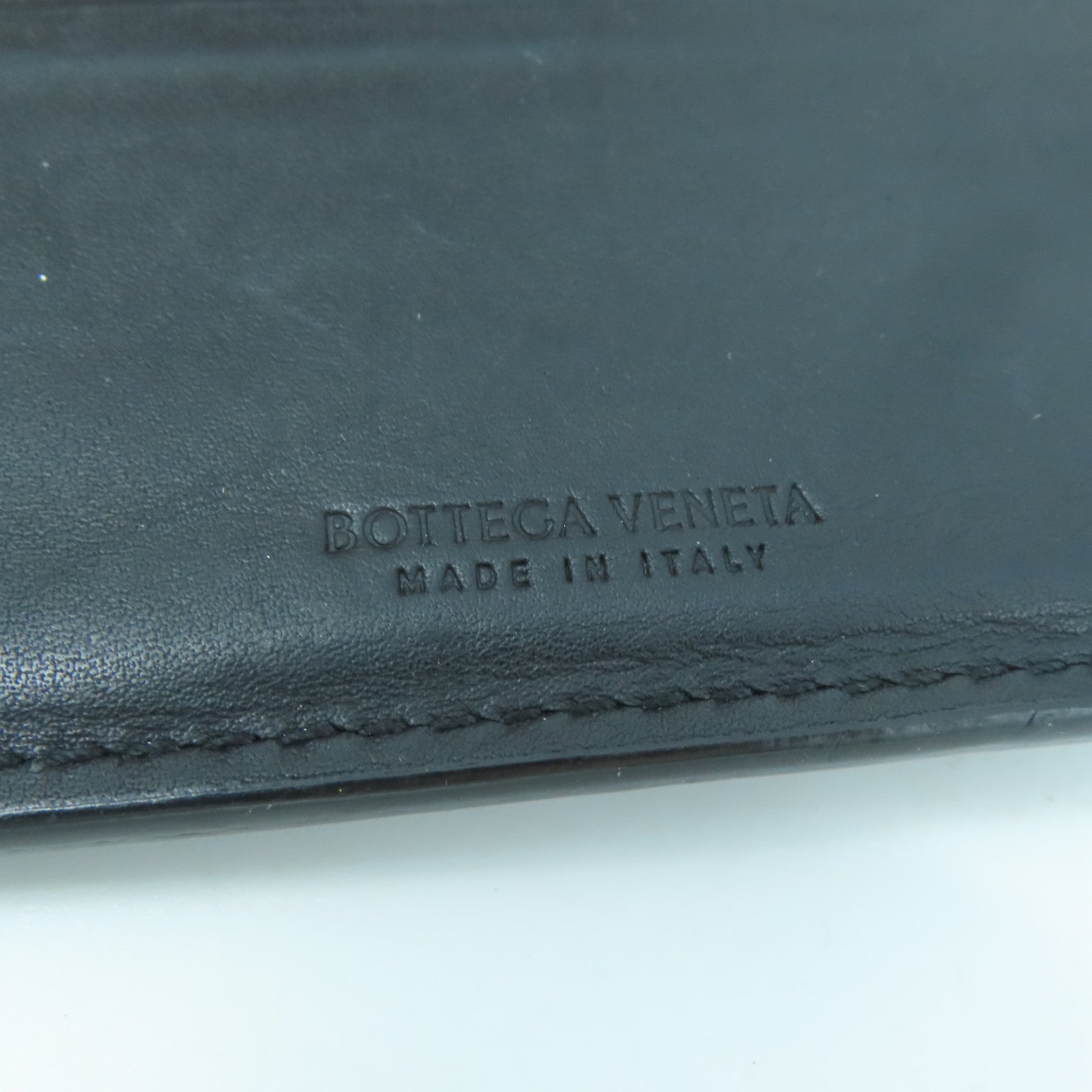 BOTTEGA VENETA 羊皮皮革Wallet錢包黑色