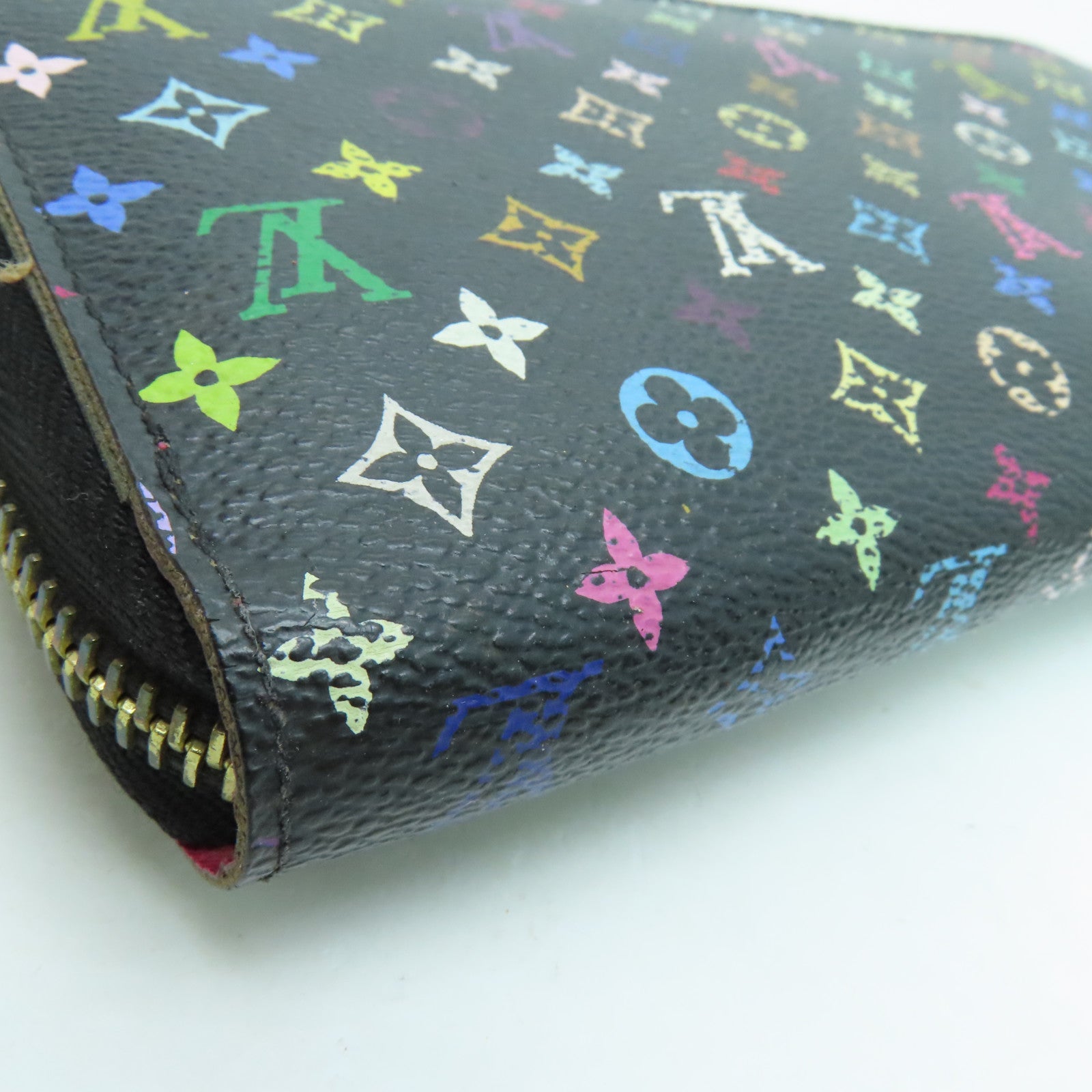 LOUIS VUITTON Monogram Multi Zippy Long Wallet长钱包金扣黑色
