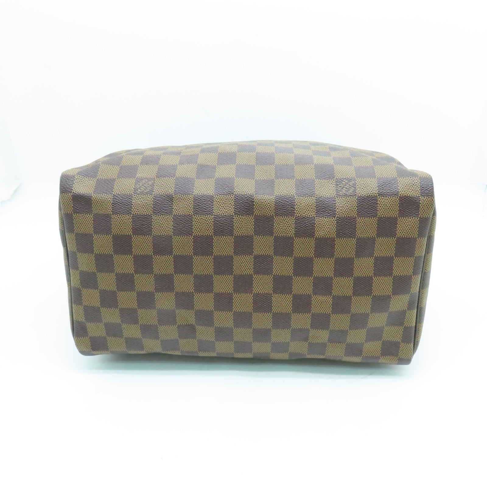 LOUIS VUITTON Damier Speedy 30金扣手挽袋啡色