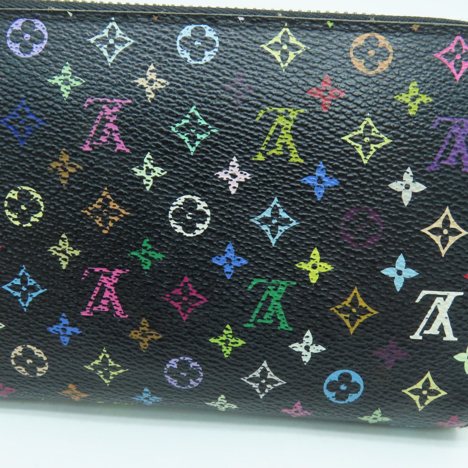 LOUIS VUITTON Monogram Multi Zippy Long Wallet长钱包金扣黑色