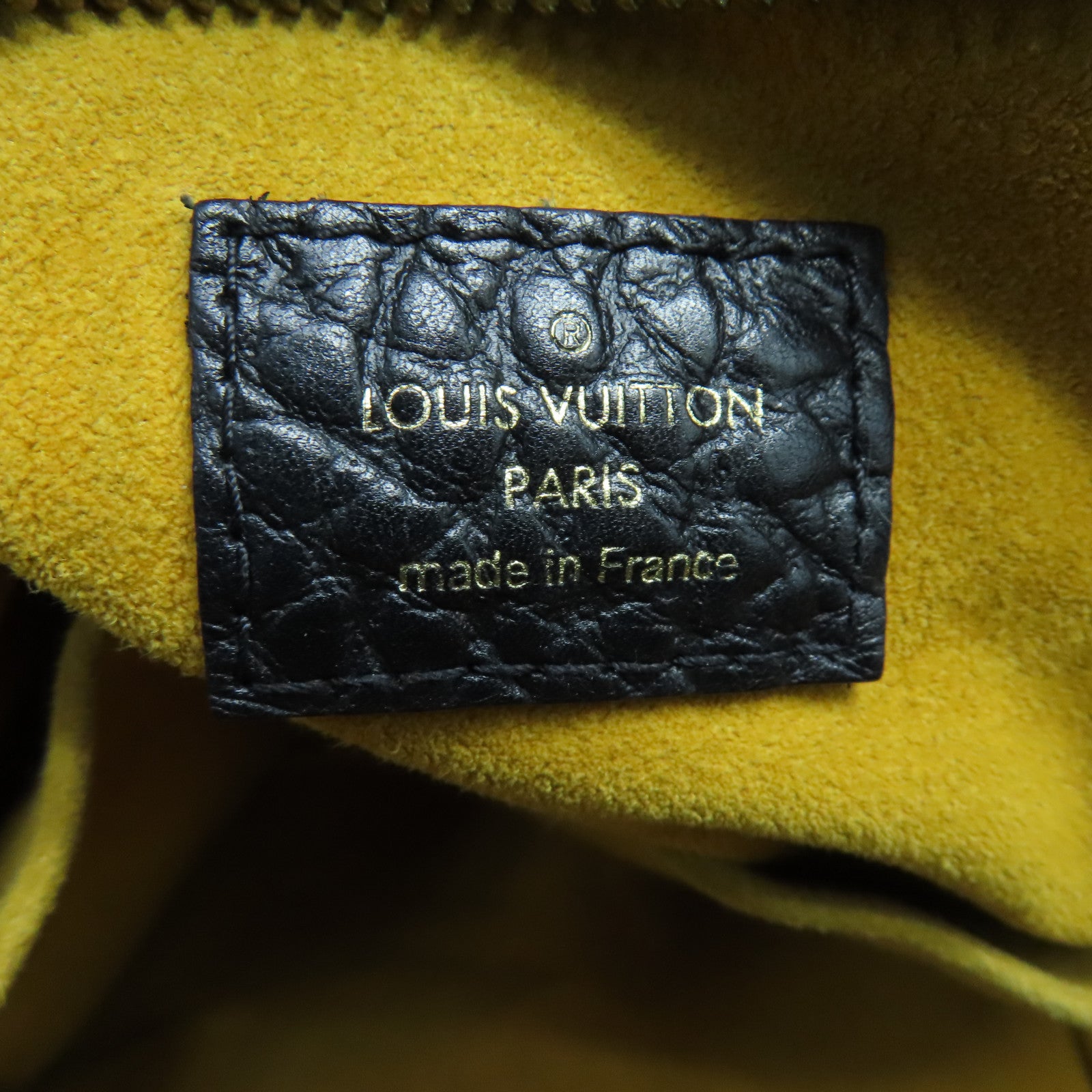 LOUIS VUITTON Monogram Denim Neo Cabby MM金扣手挽肩背兩用袋黑色