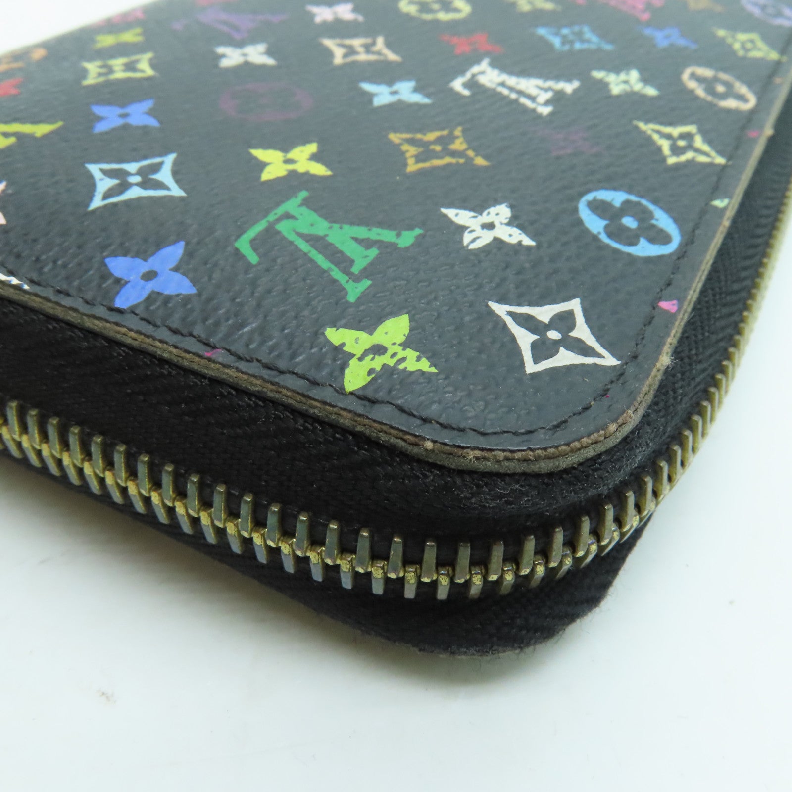 LOUIS VUITTON Monogram Multi Zippy Long Wallet长钱包金扣黑色