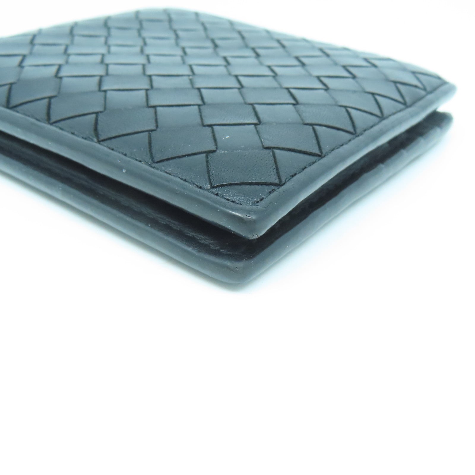 BOTTEGA VENETA 羊皮皮革Wallet錢包黑色