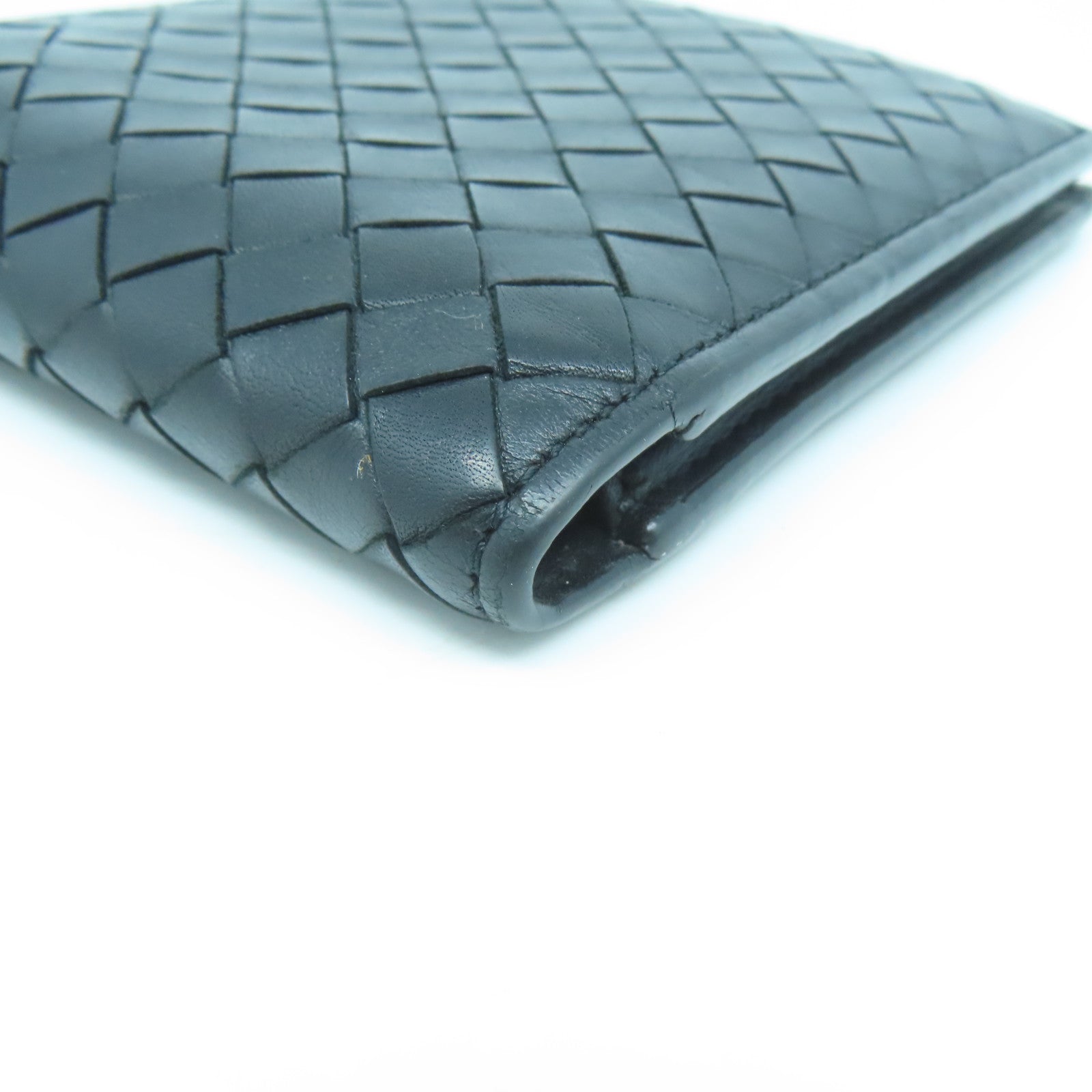 BOTTEGA VENETA 羊皮皮革Wallet錢包黑色