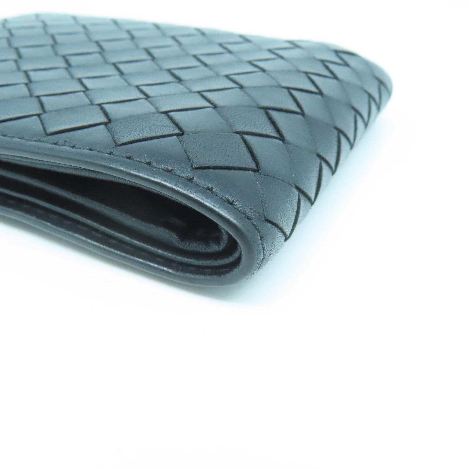 BOTTEGA VENETA 羊皮皮革Wallet錢包黑色