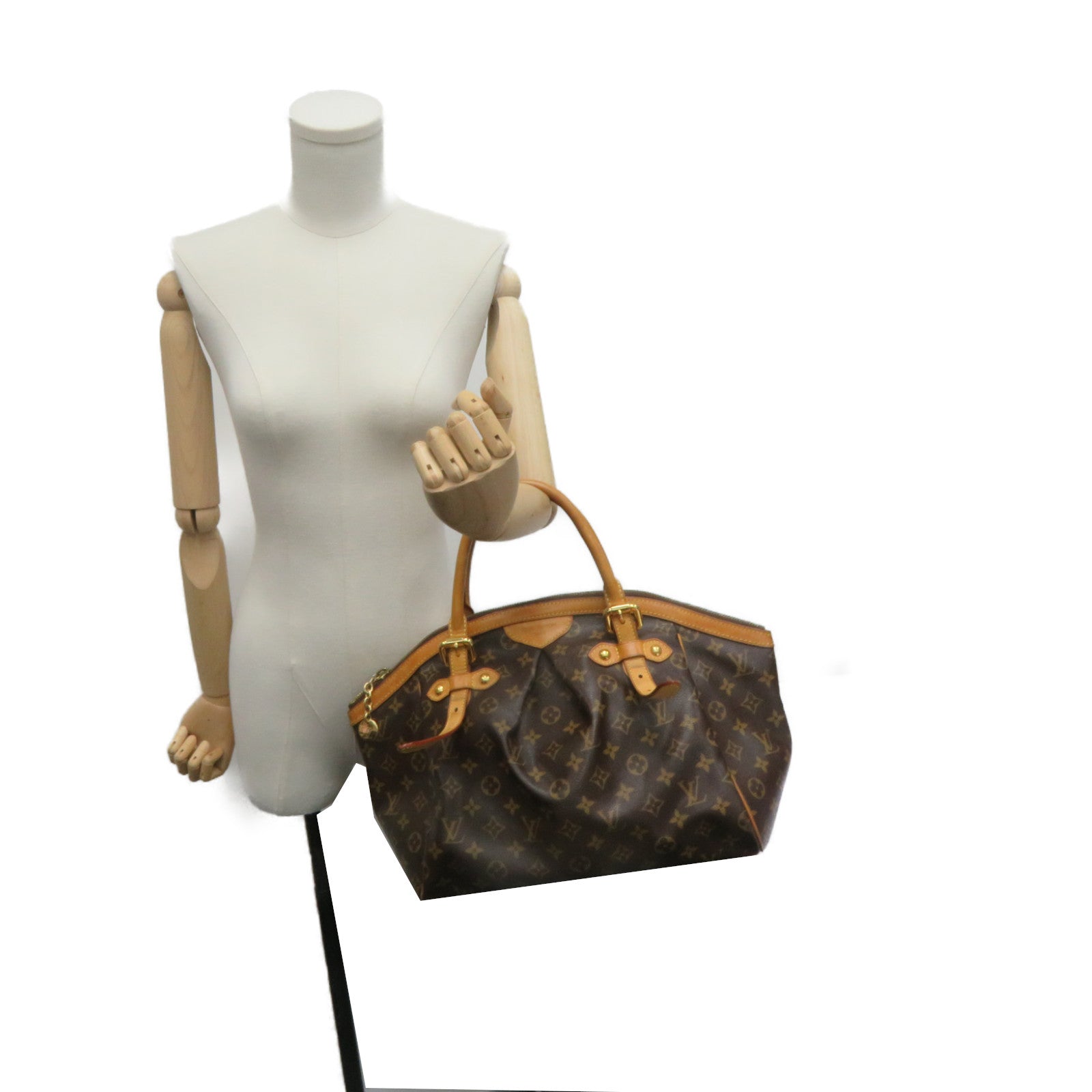 LOUIS VUITTON Monogram Tivoli GM手挽袋啡色