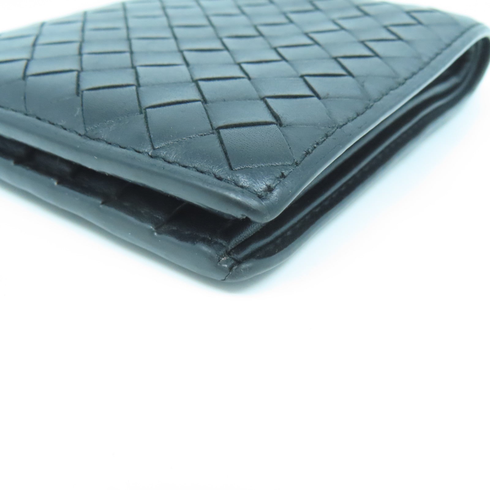 BOTTEGA VENETA 羊皮皮革Wallet錢包黑色