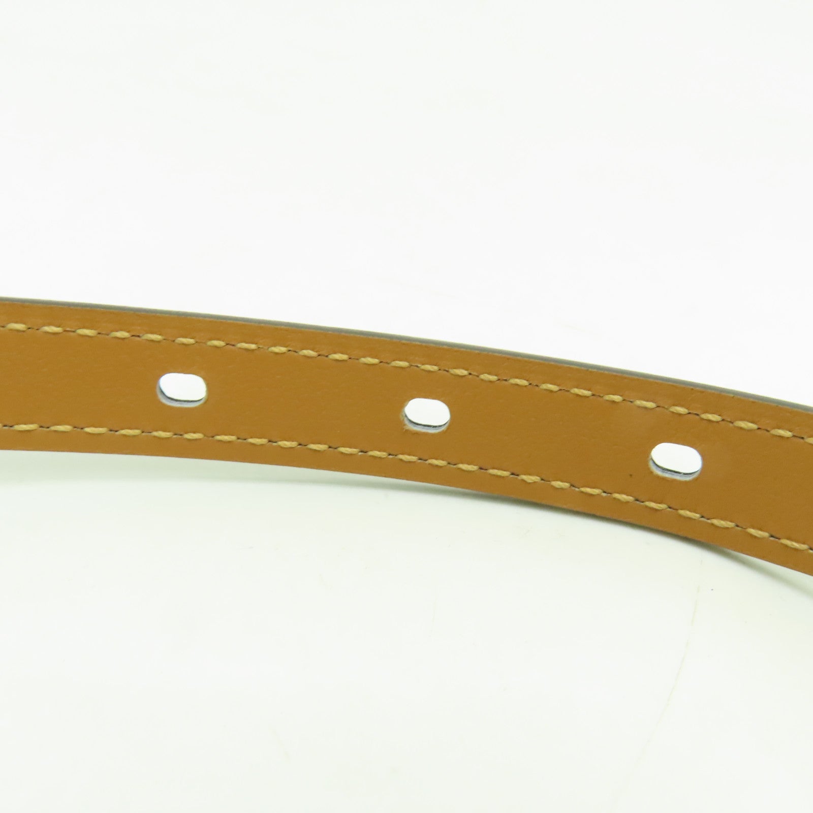 HERMES Epsom皮革Pop H Belt 85cm金扣腰帶黑色
