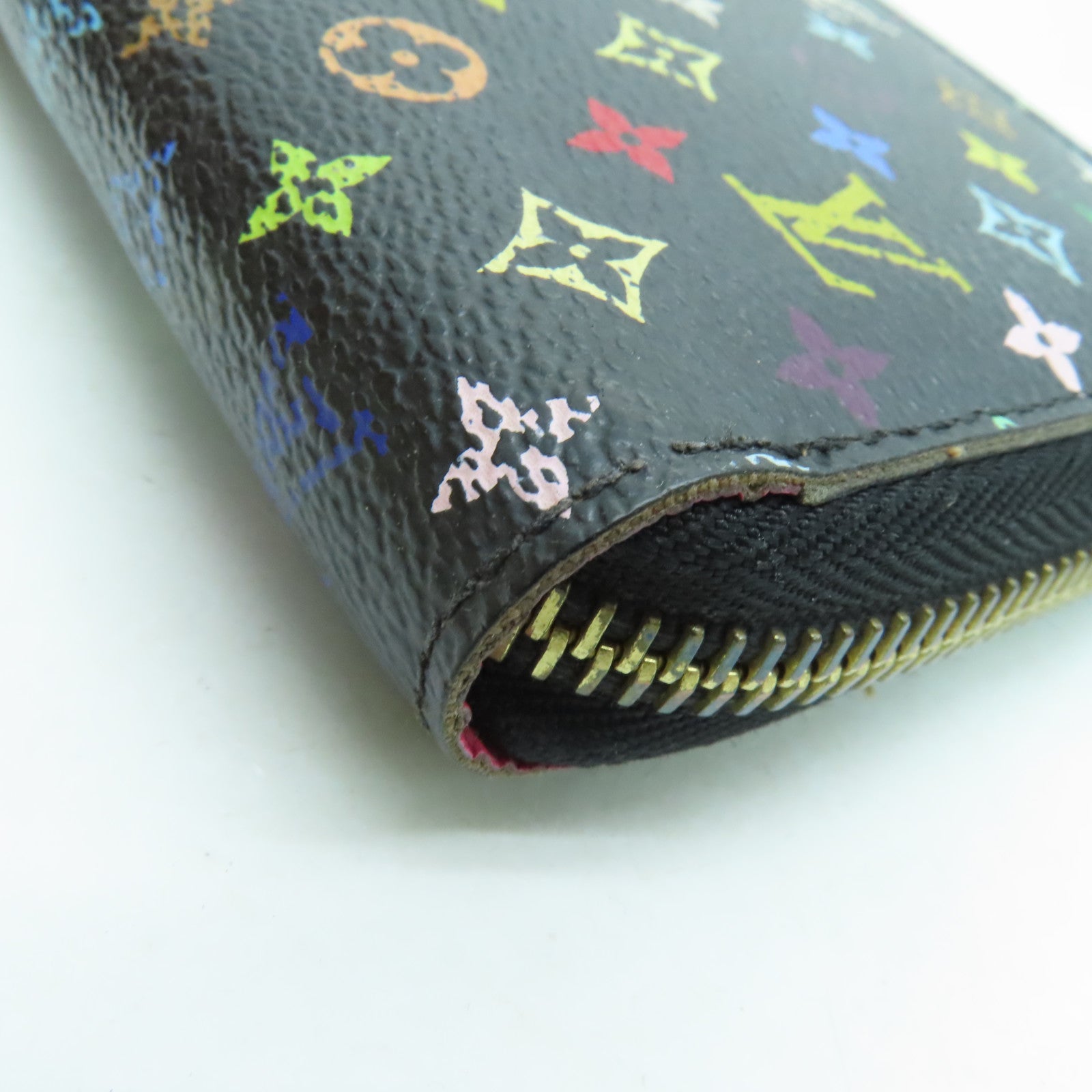 LOUIS VUITTON Monogram Multi Zippy Long Wallet长钱包金扣黑色
