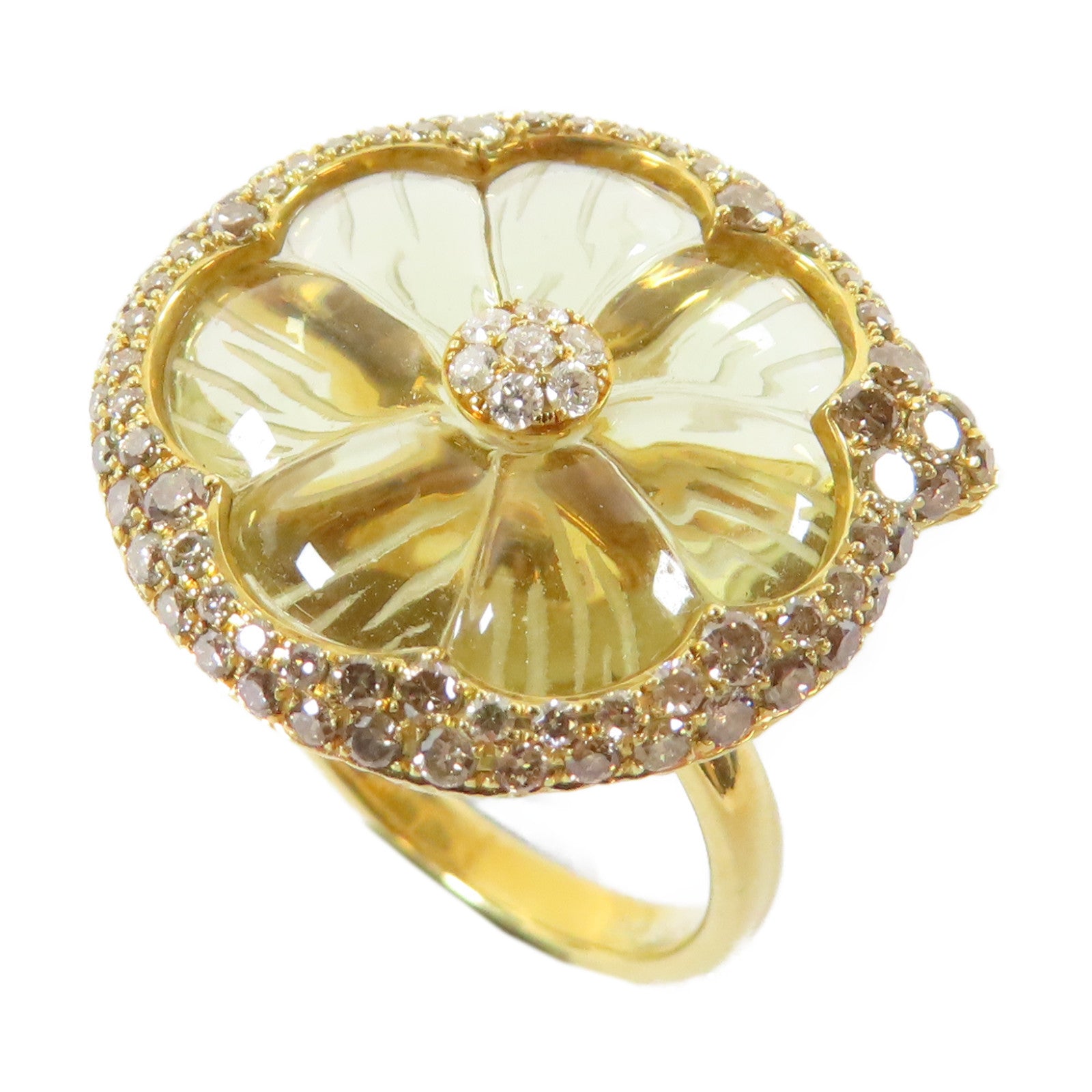 JEWELRY 18K黃金Diamond Ring0.67ct鑽石戒指US#5.5