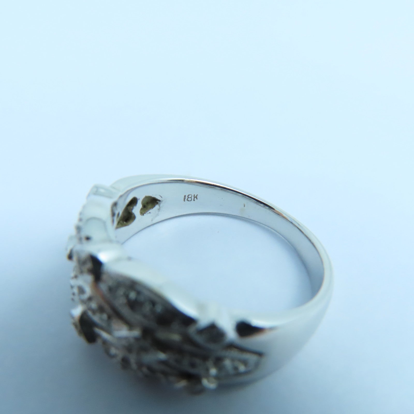 JEWELRY 【激減優惠】18K白金Diamond Ring鑽石戒指US#6銀色