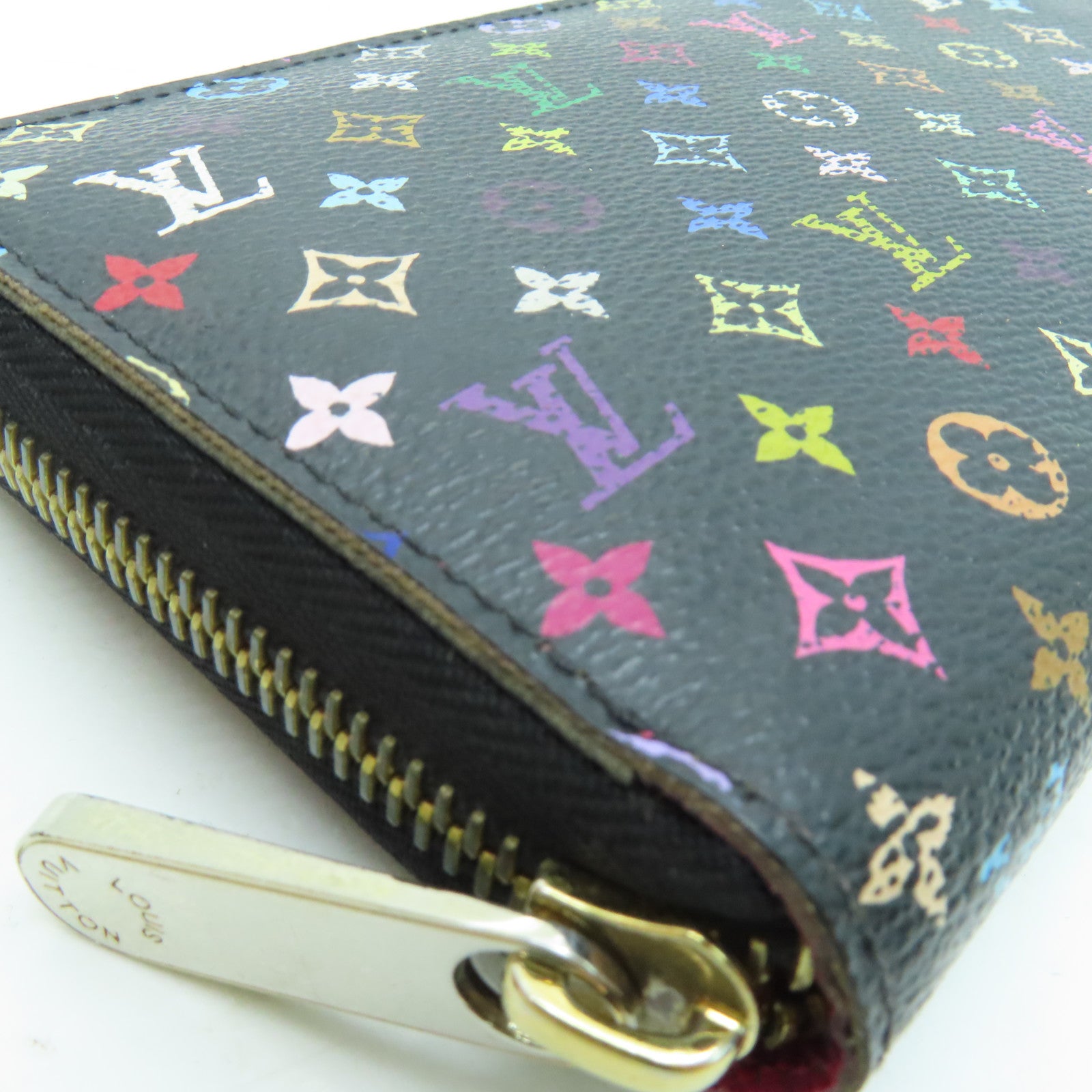 LOUIS VUITTON Monogram Multi Zippy Long Wallet长钱包金扣黑色