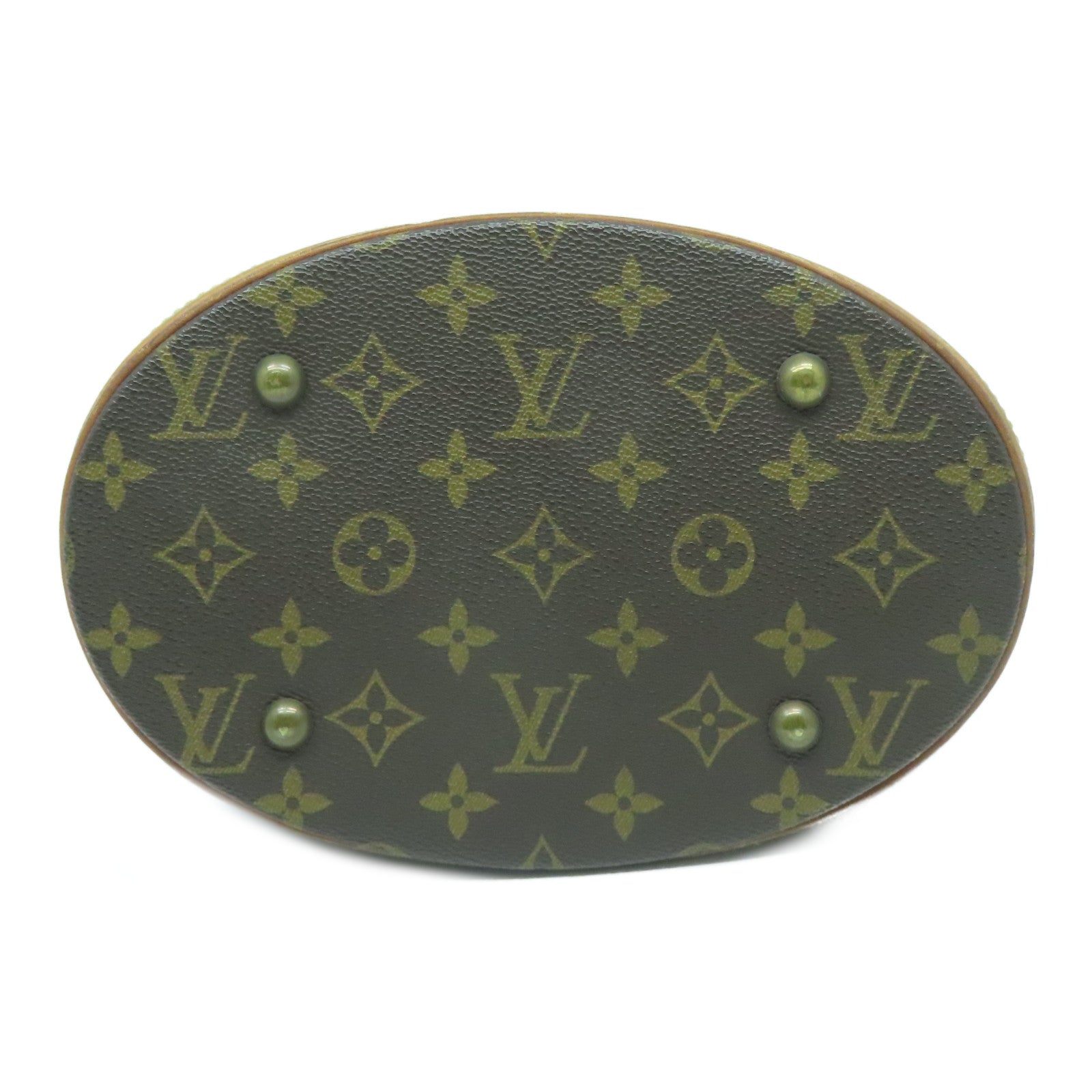 LOUIS VUITTON Monogram Bucket PM金扣肩背袋啡色