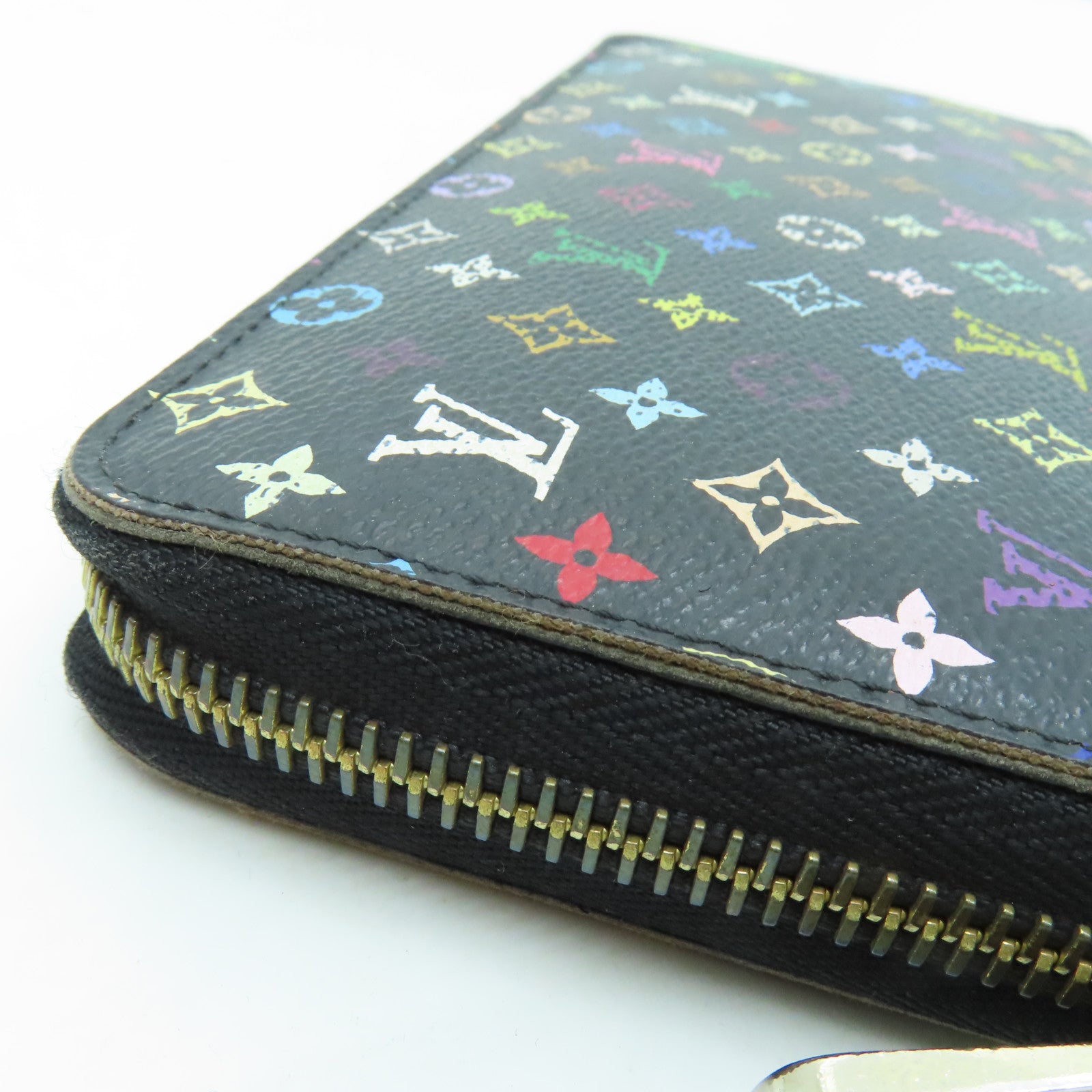 LOUIS VUITTON Monogram Multi Zippy Long Wallet长钱包金扣黑色