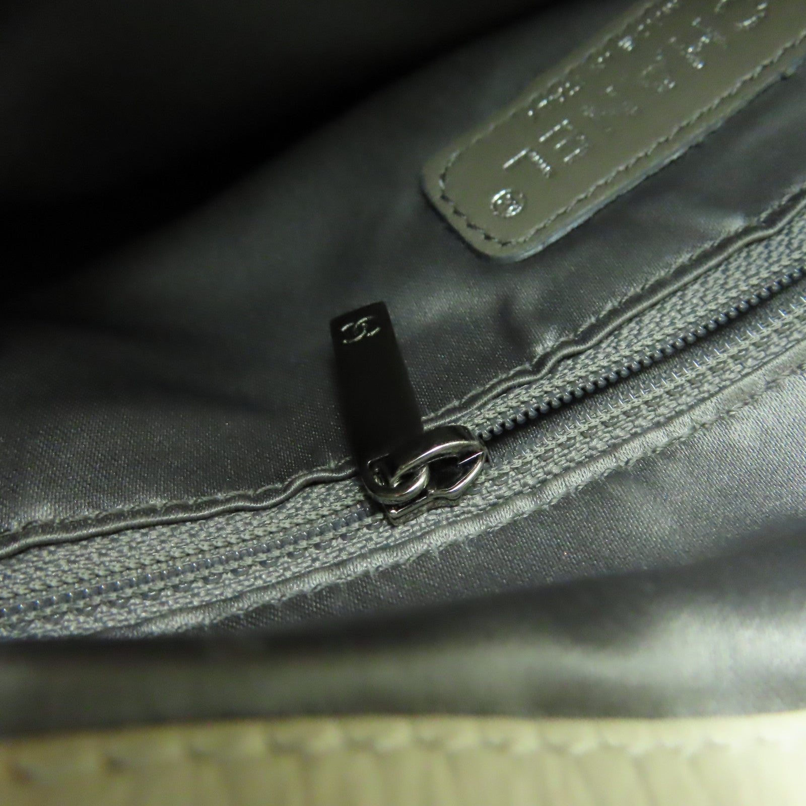 CHANEL 【激減優惠】羊皮皮革2 Way Shoulder Bag銀扣手挽肩背兩用袋米色