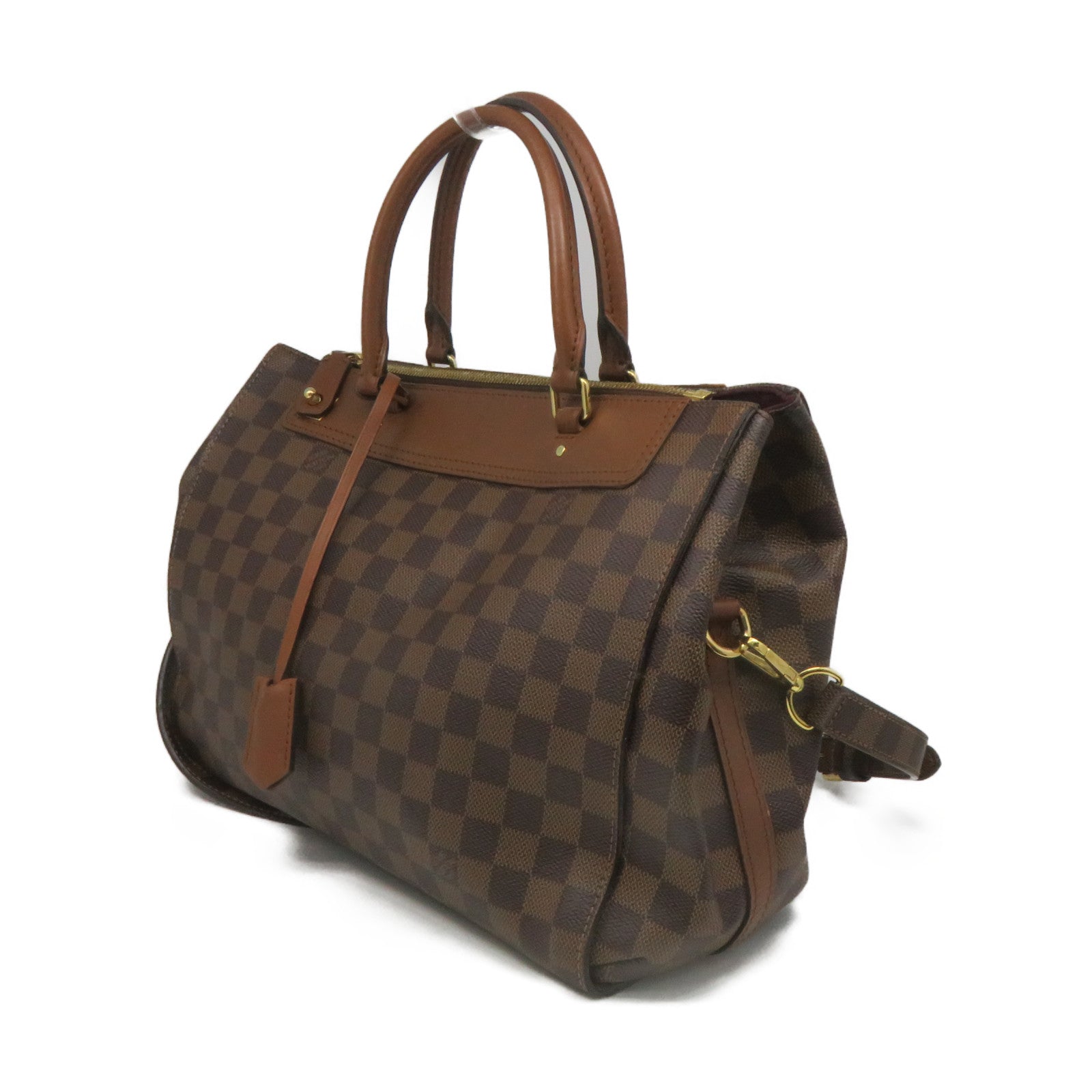 LOUIS VUITTON Damier Greenwich 2Way Shoulder Bag Handle Shoulder Bag Brown