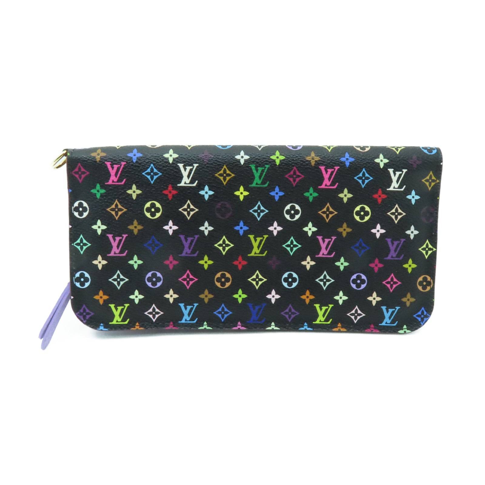 LOUIS VUITTON Monogram Multicolore Portefeuille Insolite Wallet金扣長錢包黑色/彩色
