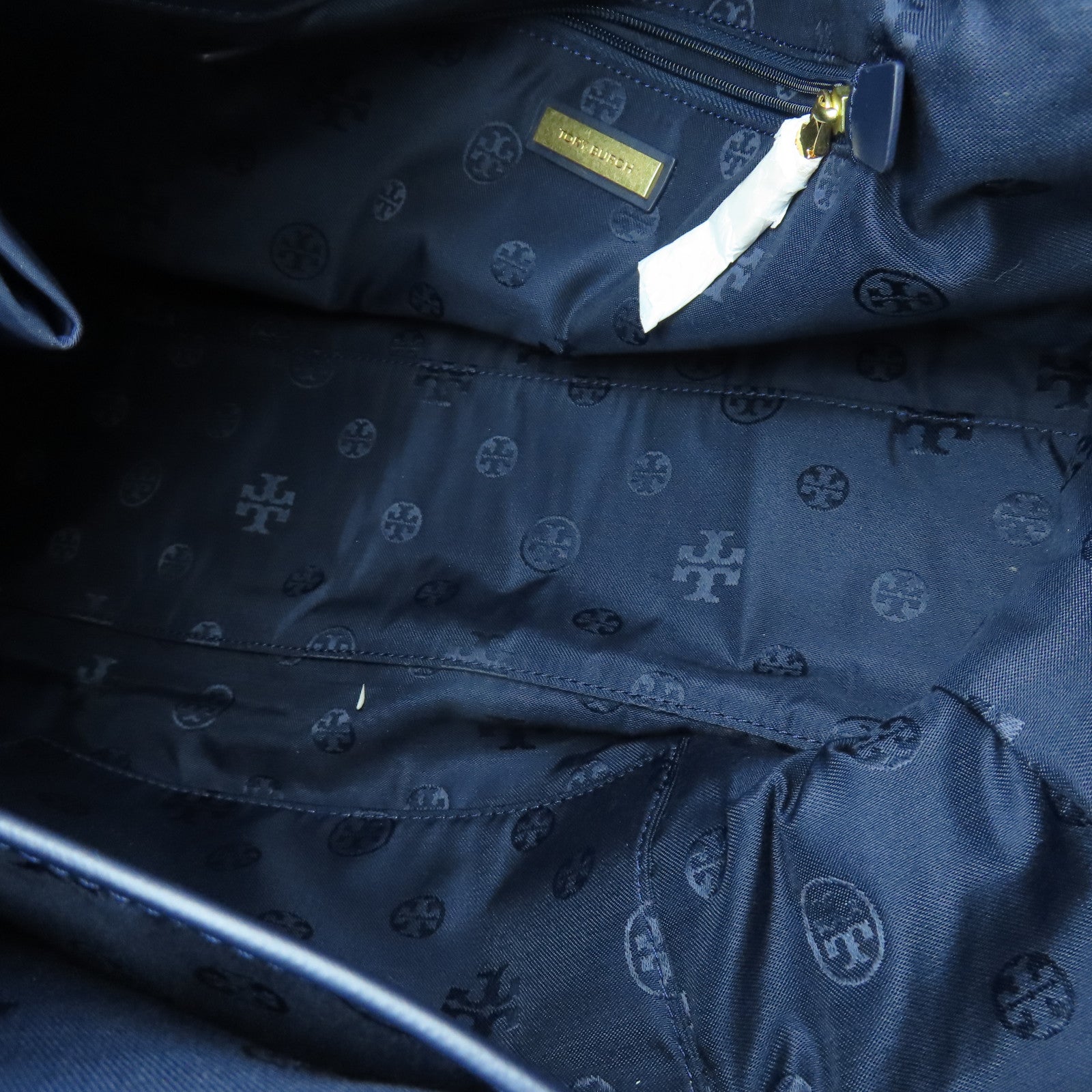 Tory Burch 尼龙Tote Bag手扣手挽袋深蓝色
