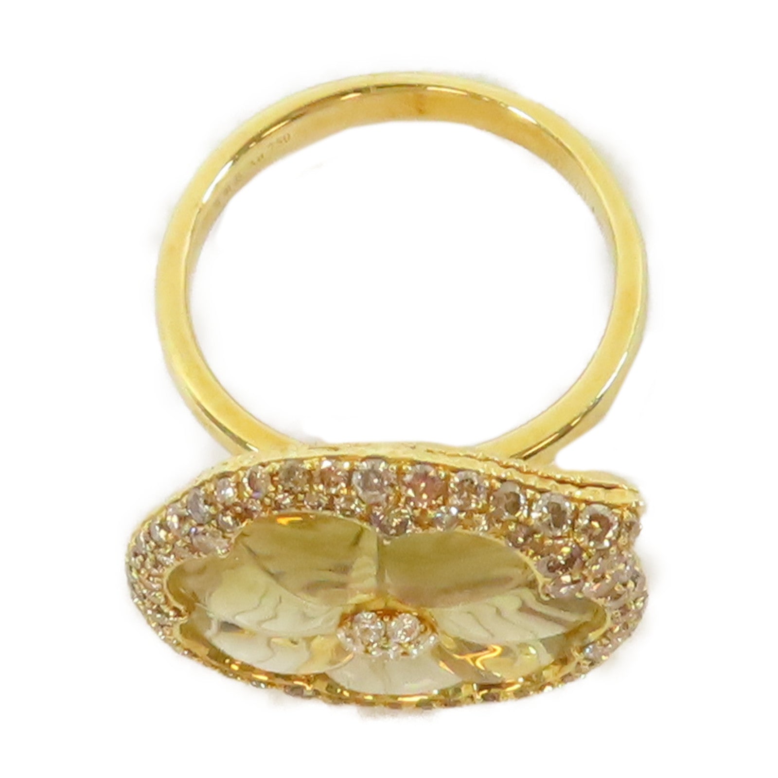 JEWELRY 18K黃金Diamond Ring0.67ct鑽石戒指US#5.5