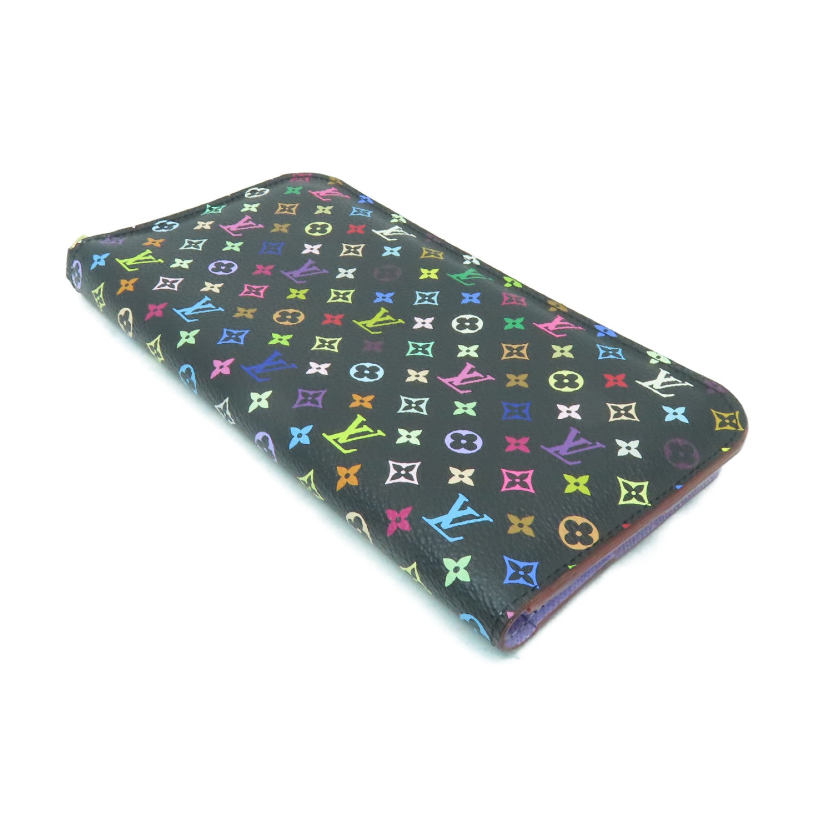 LOUIS VUITTON Monogram Multicolore Portefeuille Insolite Wallet金扣長錢包黑色/彩色