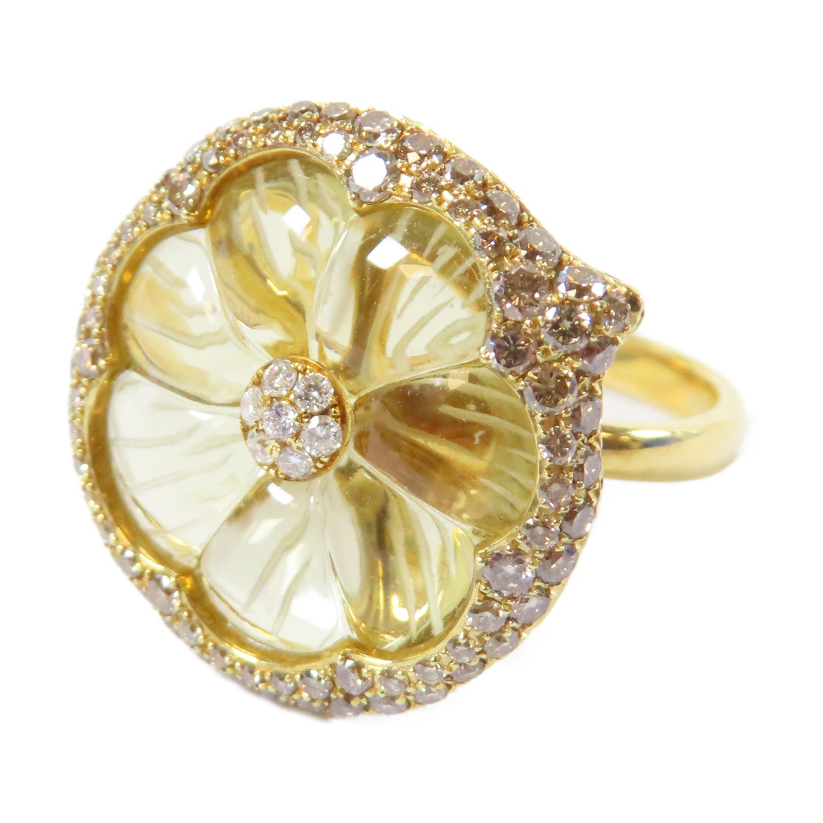 JEWELRY 18K黃金Diamond Ring0.67ct鑽石戒指US#5.5