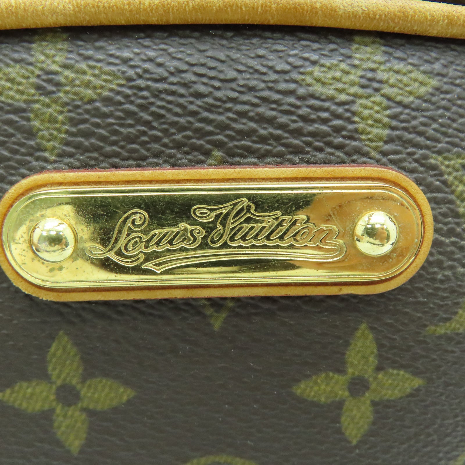 LOUIS VUITTON Monogram Montorgueil PM Shoulder Bag金扣肩背袋啡色