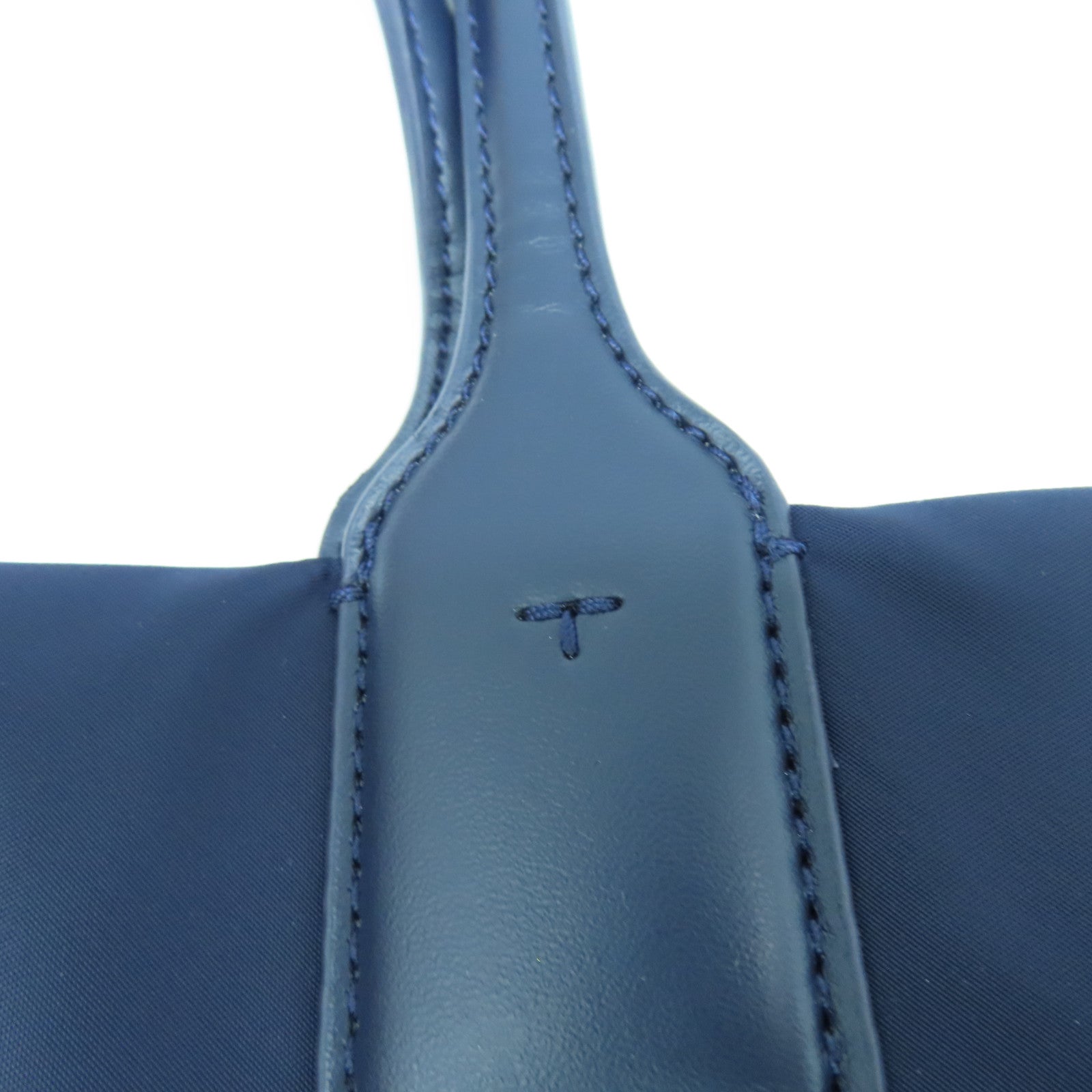 Tory Burch 尼龙Tote Bag手扣手挽袋深蓝色