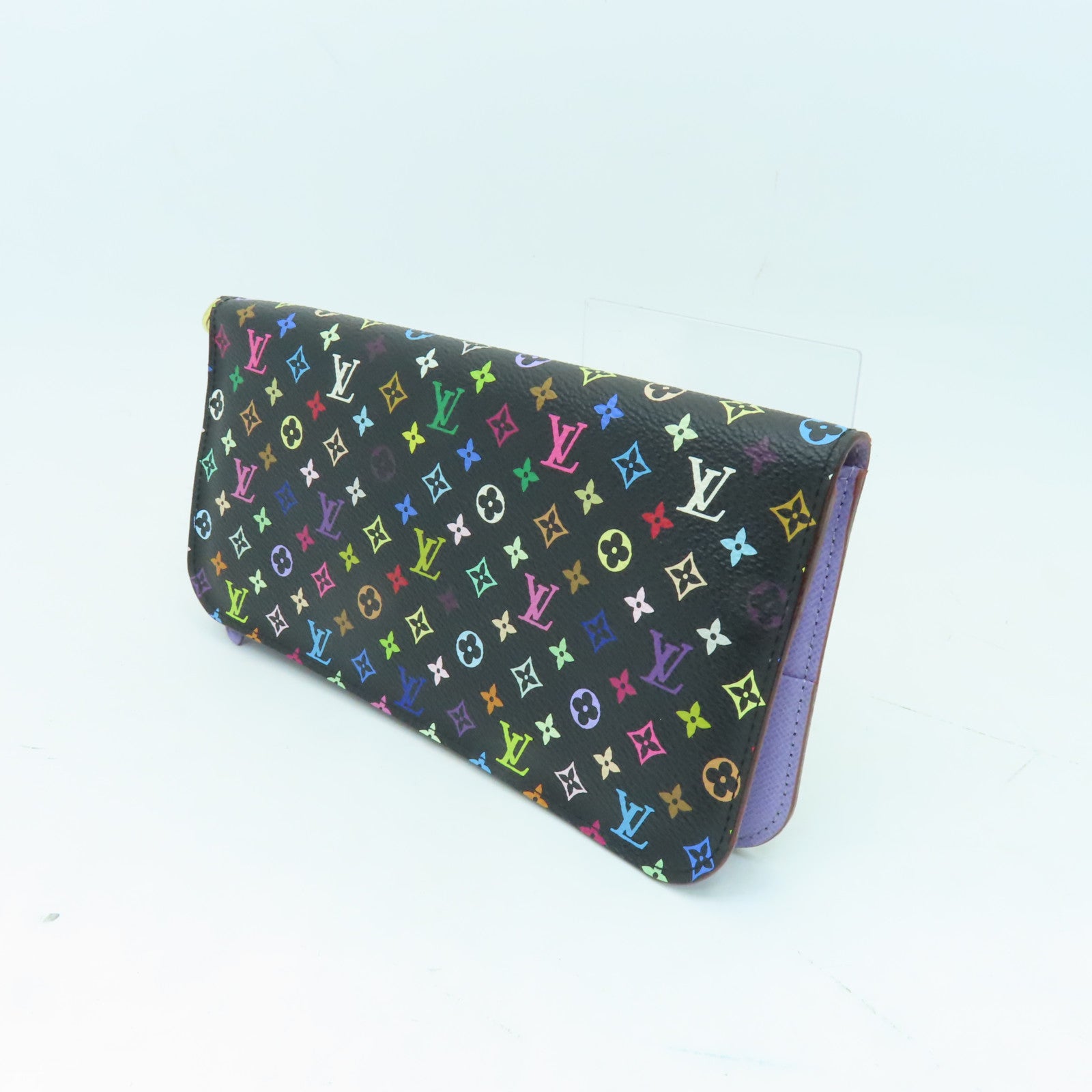 LOUIS VUITTON Monogram Multicolore Portefeuille Insolite Wallet金扣長錢包黑色/彩色