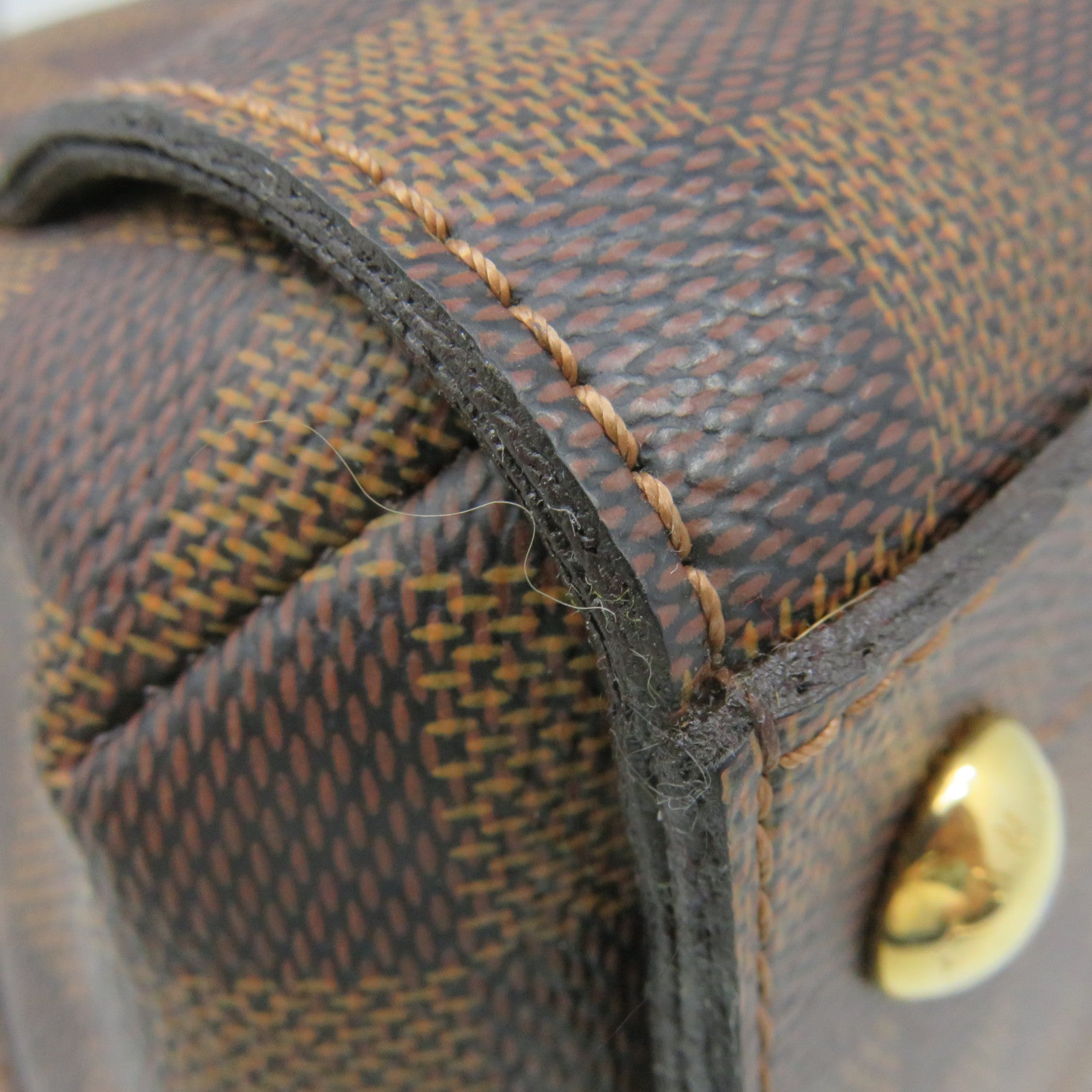 LOUIS VUITTON Damier Greenwich 2Way Shoulder Bag Handle Shoulder Bag Brown