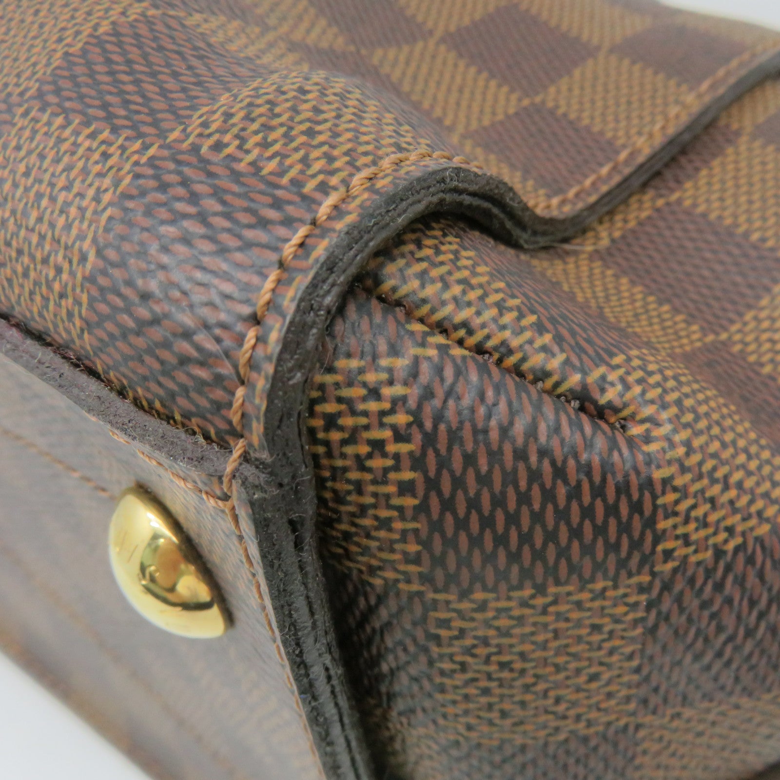 LOUIS VUITTON Damier Greenwich 2Way Shoulder Bag Handle Shoulder Bag Brown