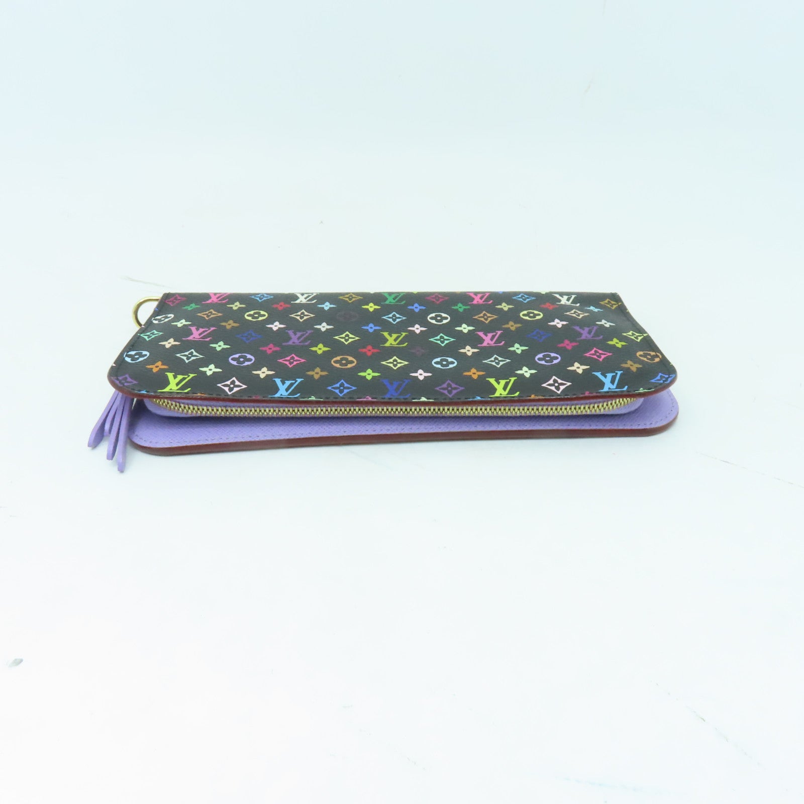 LOUIS VUITTON Monogram Multicolore Portefeuille Insolite Wallet金扣長錢包黑色/彩色
