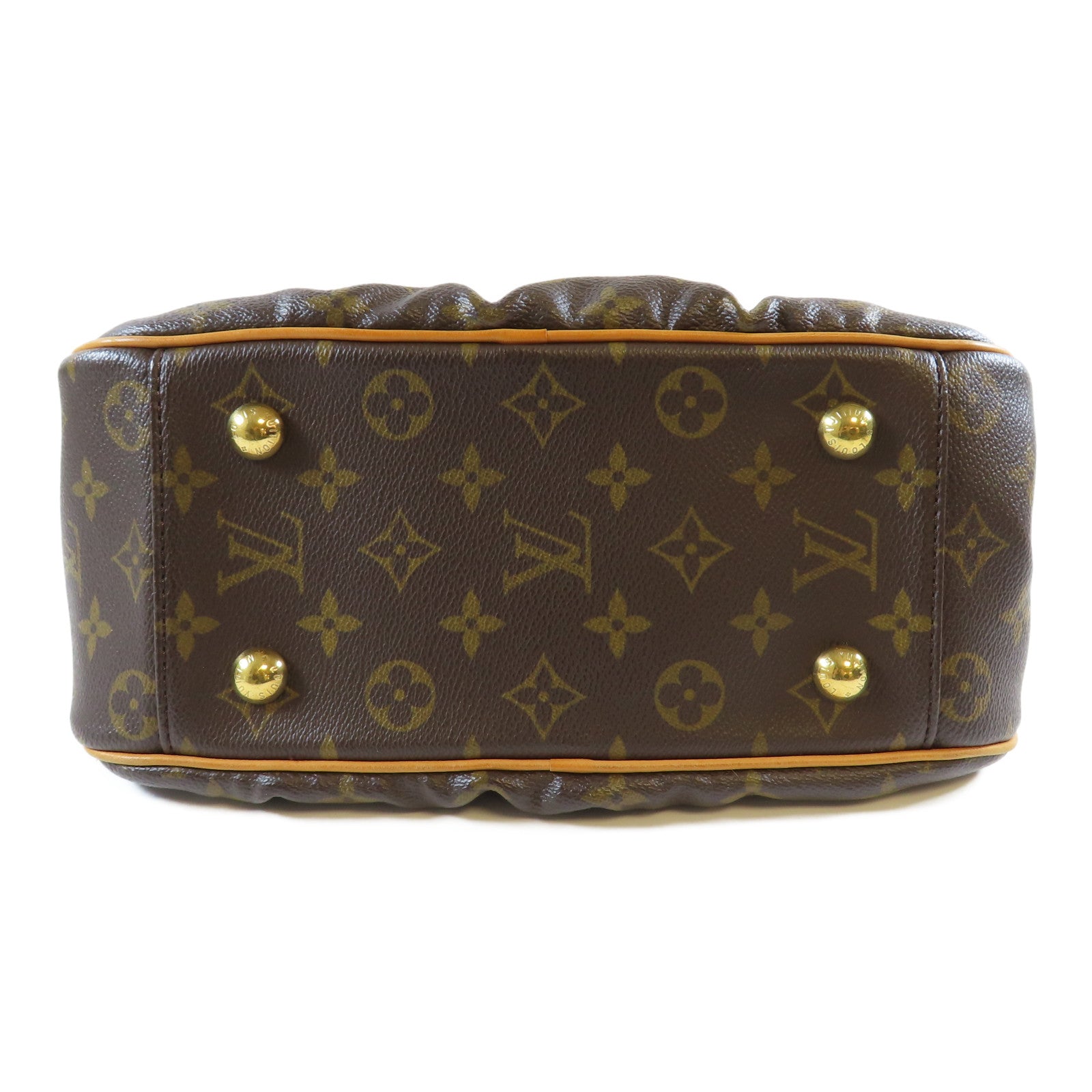LOUIS VUITTON Monogram Klara金扣肩背袋啡色