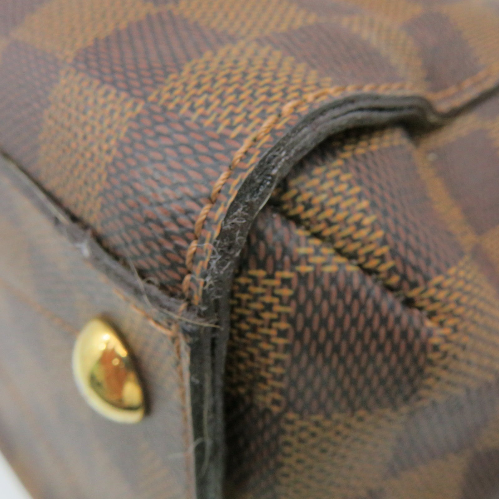 LOUIS VUITTON Damier Greenwich 2Way Shoulder Bag Handle Shoulder Bag Brown