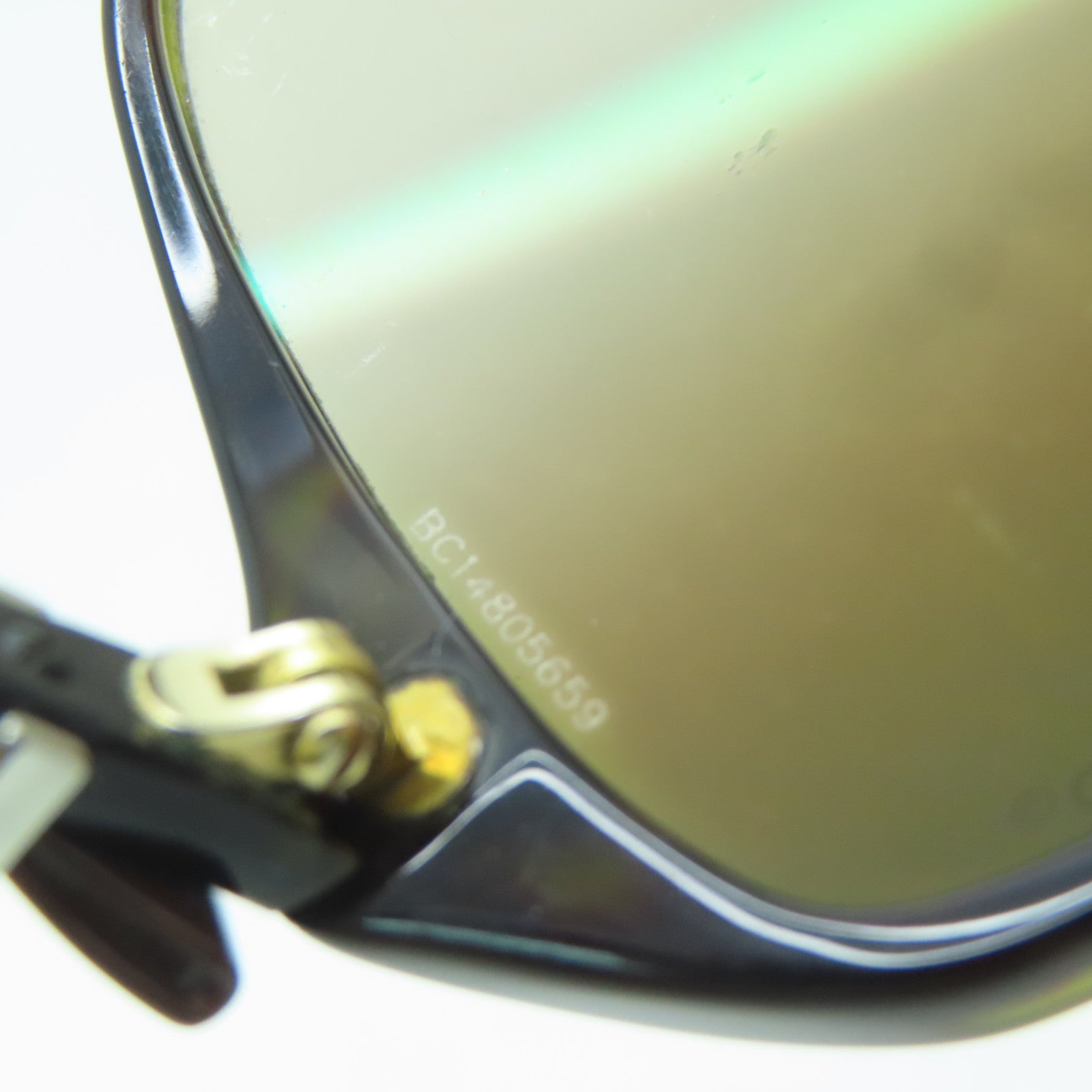 CHANEL 塑料Sunglasses金扣/银扣太阳眼镜啡色