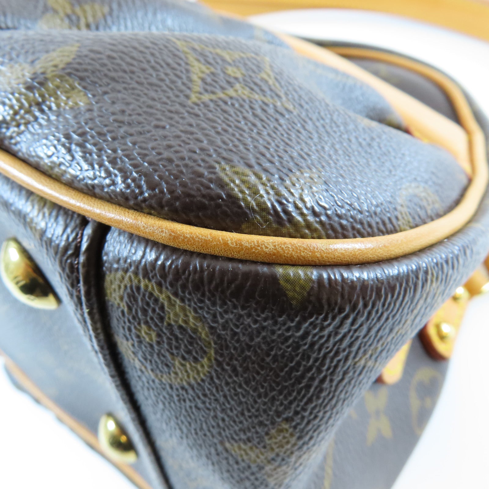 LOUIS VUITTON Monogram Klara金扣肩背袋啡色