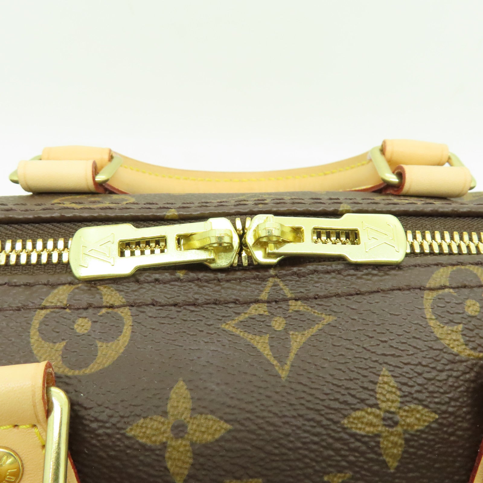 LOUIS VUITTON Monogram Speedy Bandouliere 25金扣手挽袋啡色