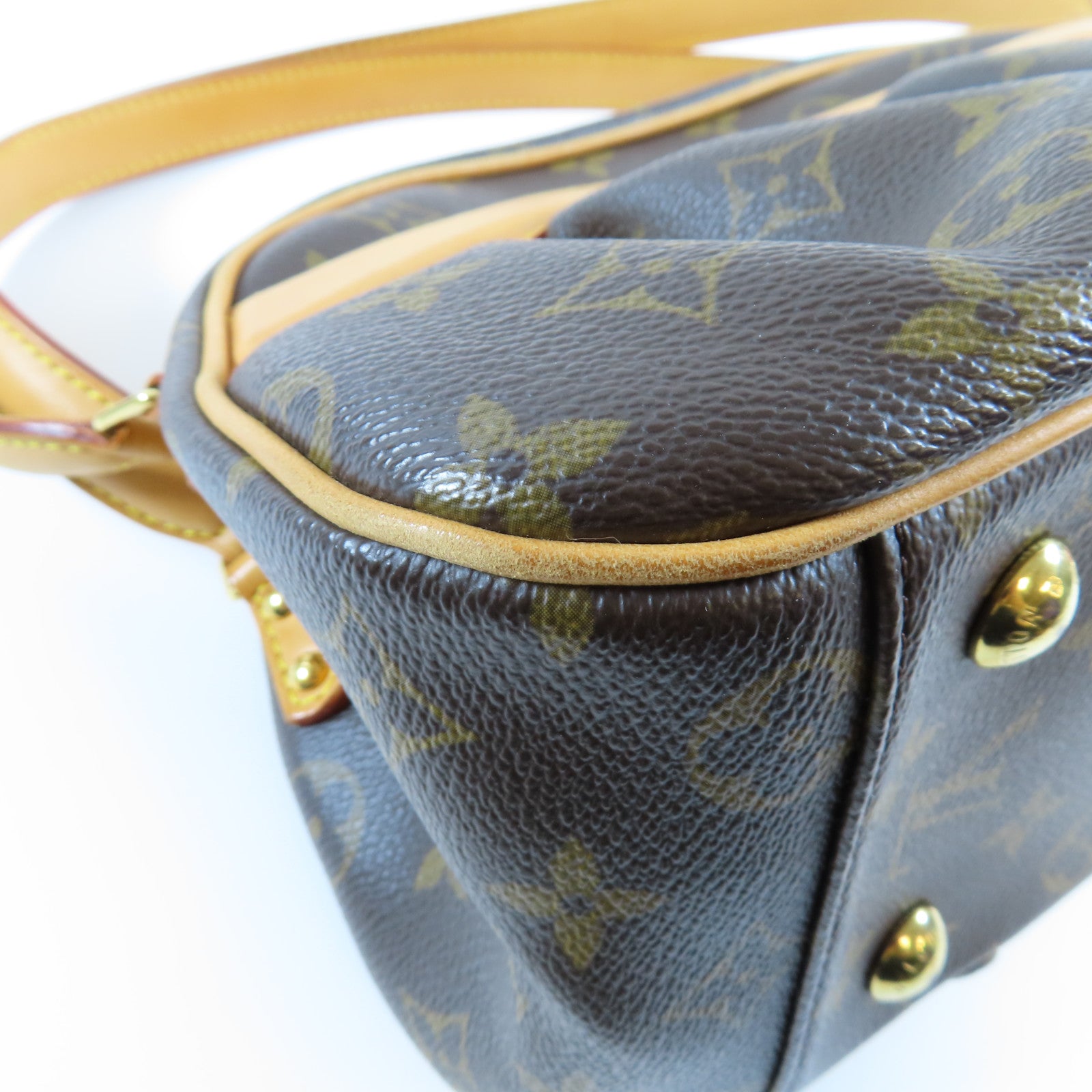 LOUIS VUITTON Monogram Klara金扣肩背袋啡色
