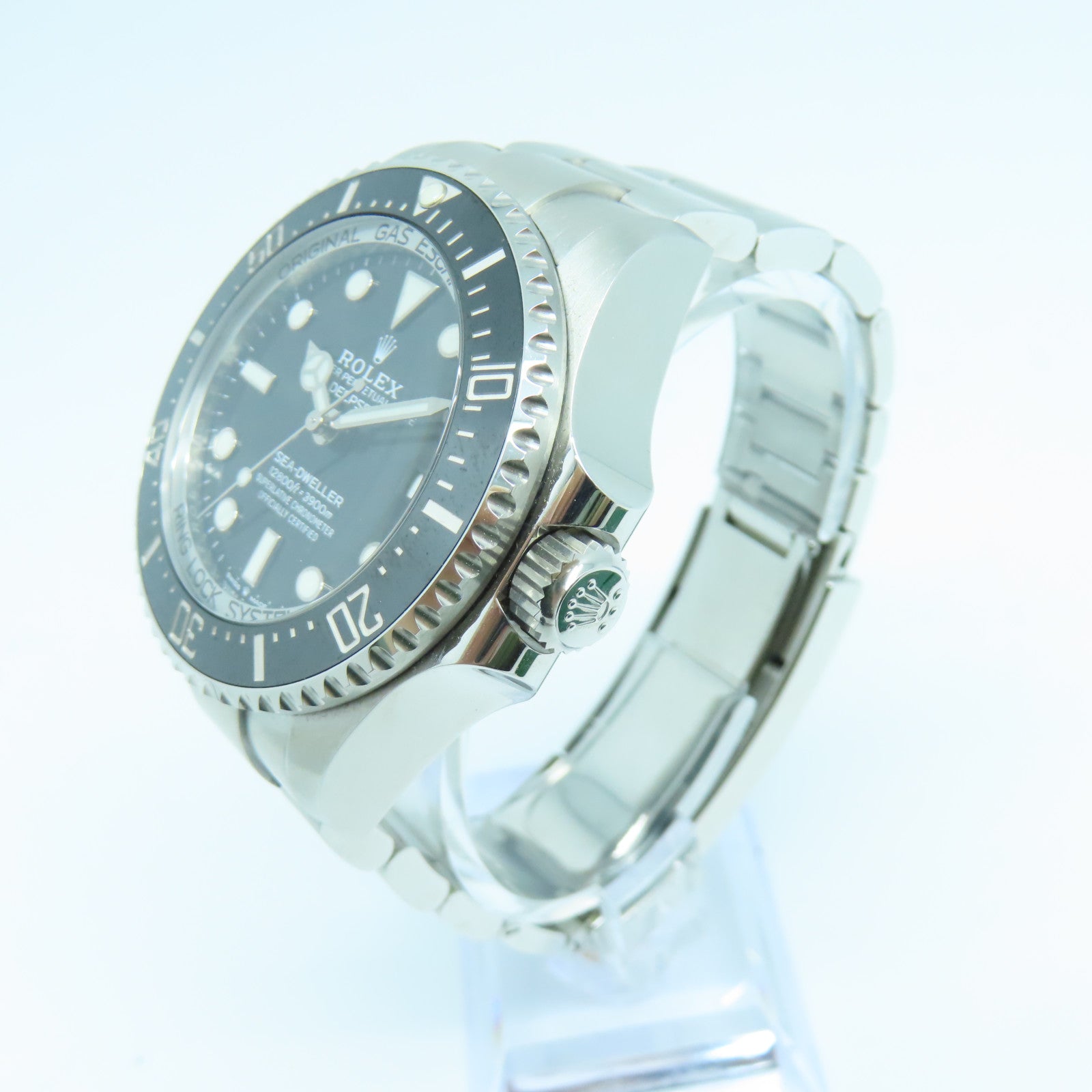 ROLEX Deep Sea Stainless Steel Watch Automatic Movement Black