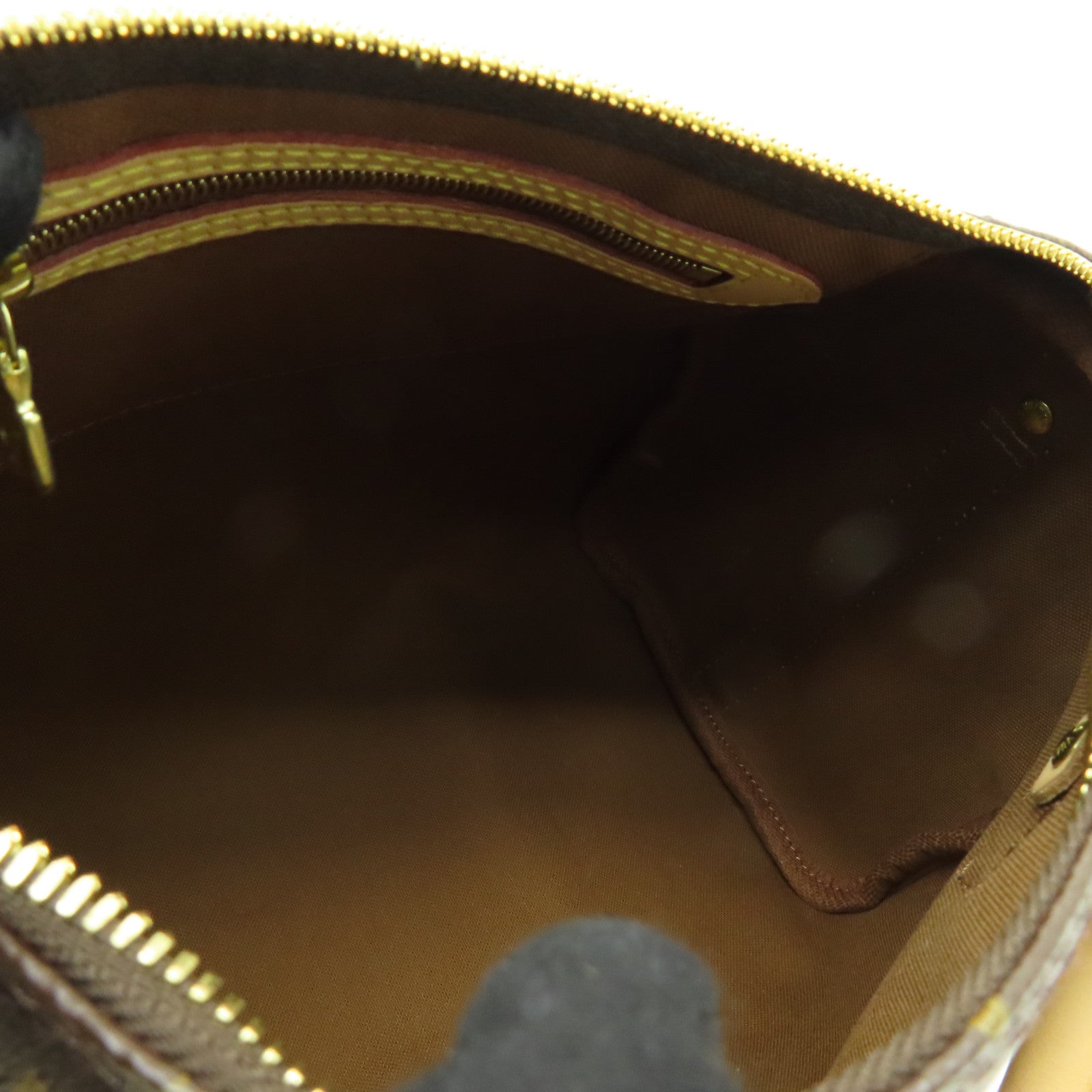 LOUIS VUITTON Monogram Speedy Bandouliere 25金扣手挽袋啡色