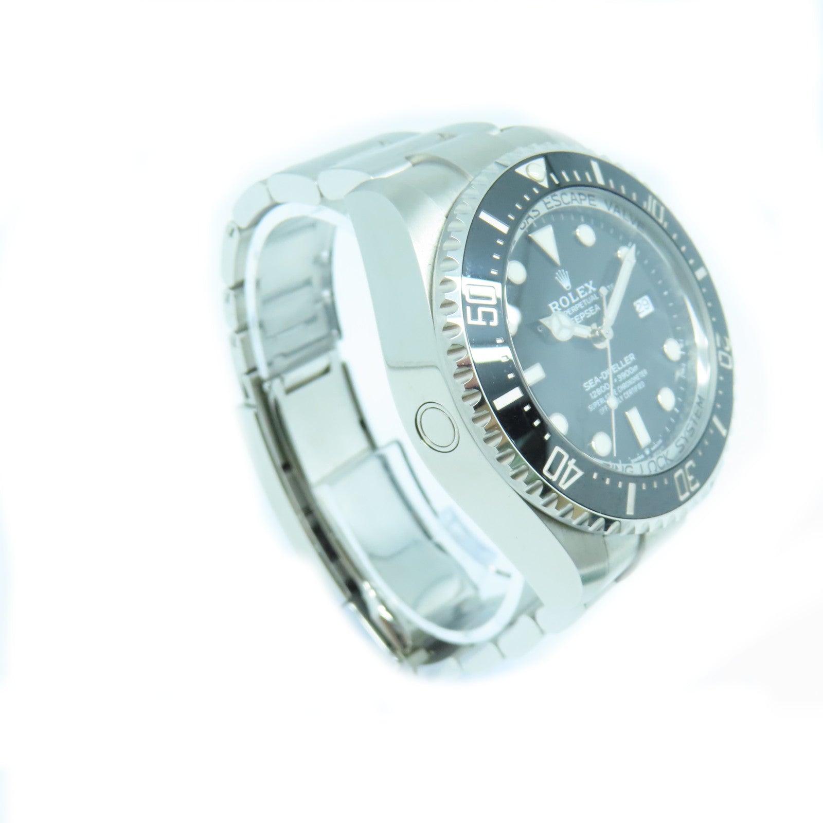 ROLEX Deep Sea Stainless Steel Watch Automatic Movement Black