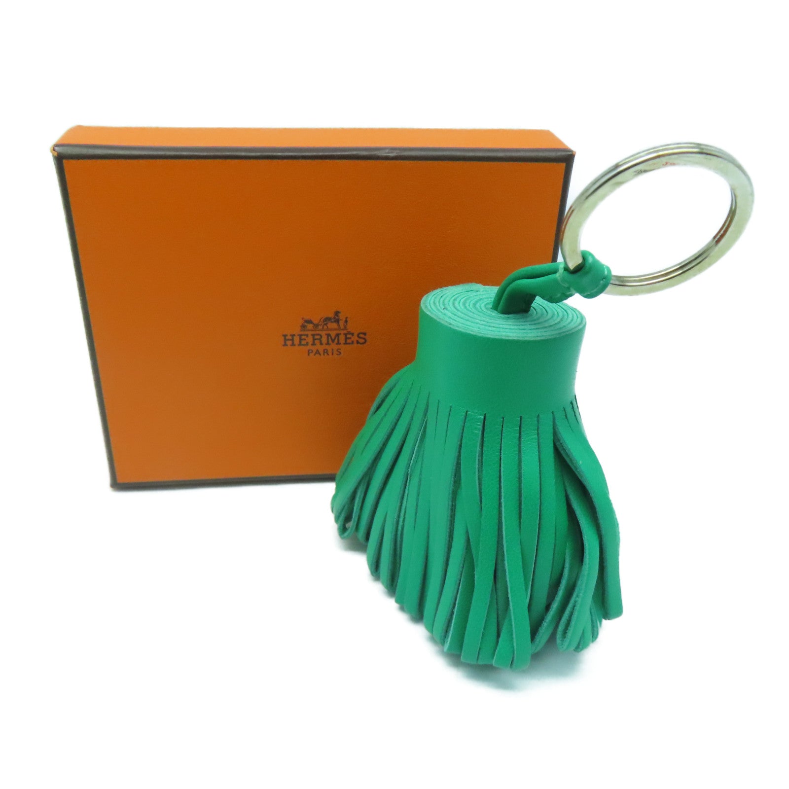 HERMES Swift Leather Carmen Charm Charm Green